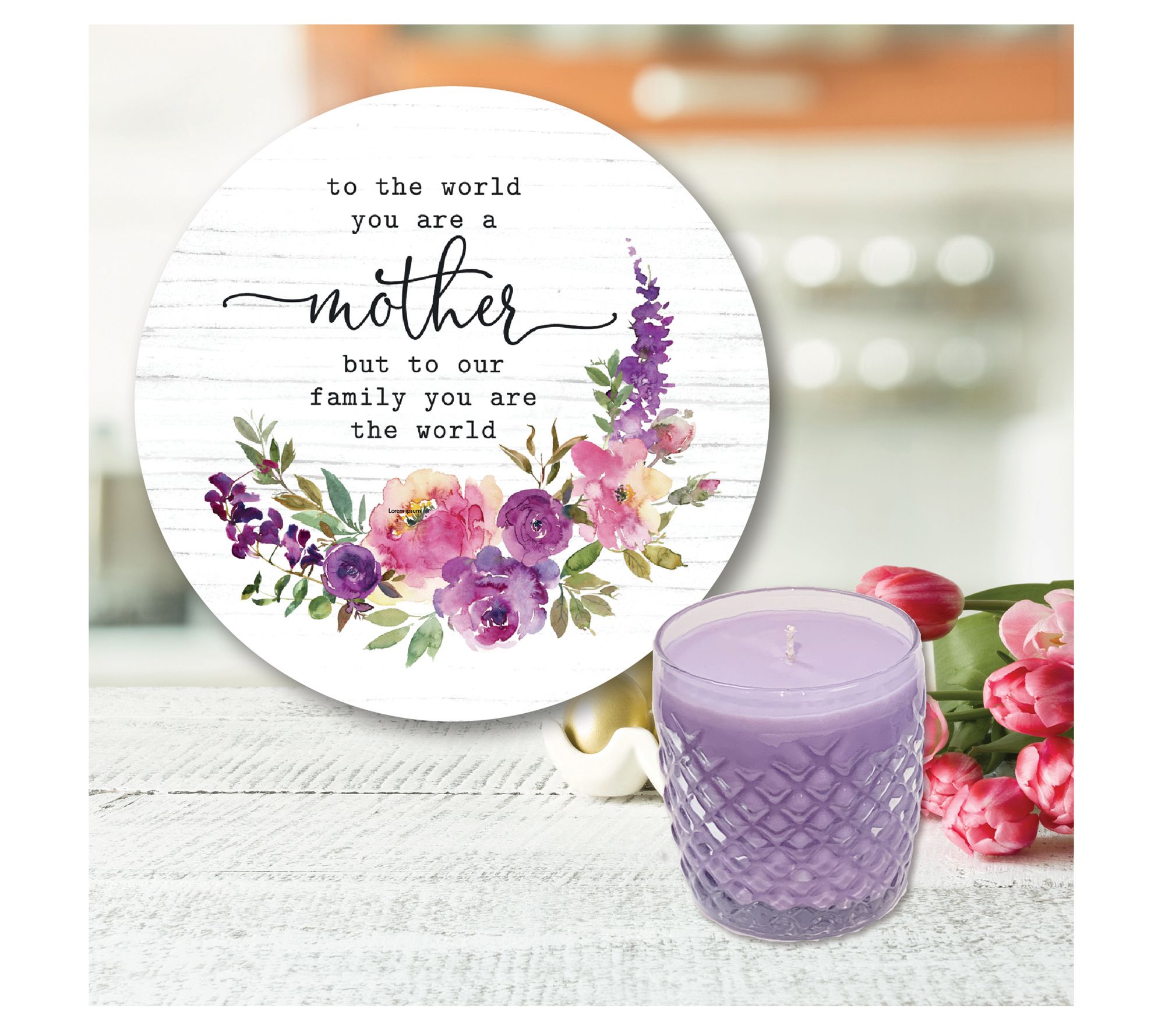 Mothers Day Art Candles