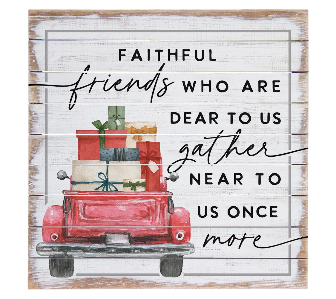 Sincere Surroundings 14" Faithful Friends Truck Perfect Pallet