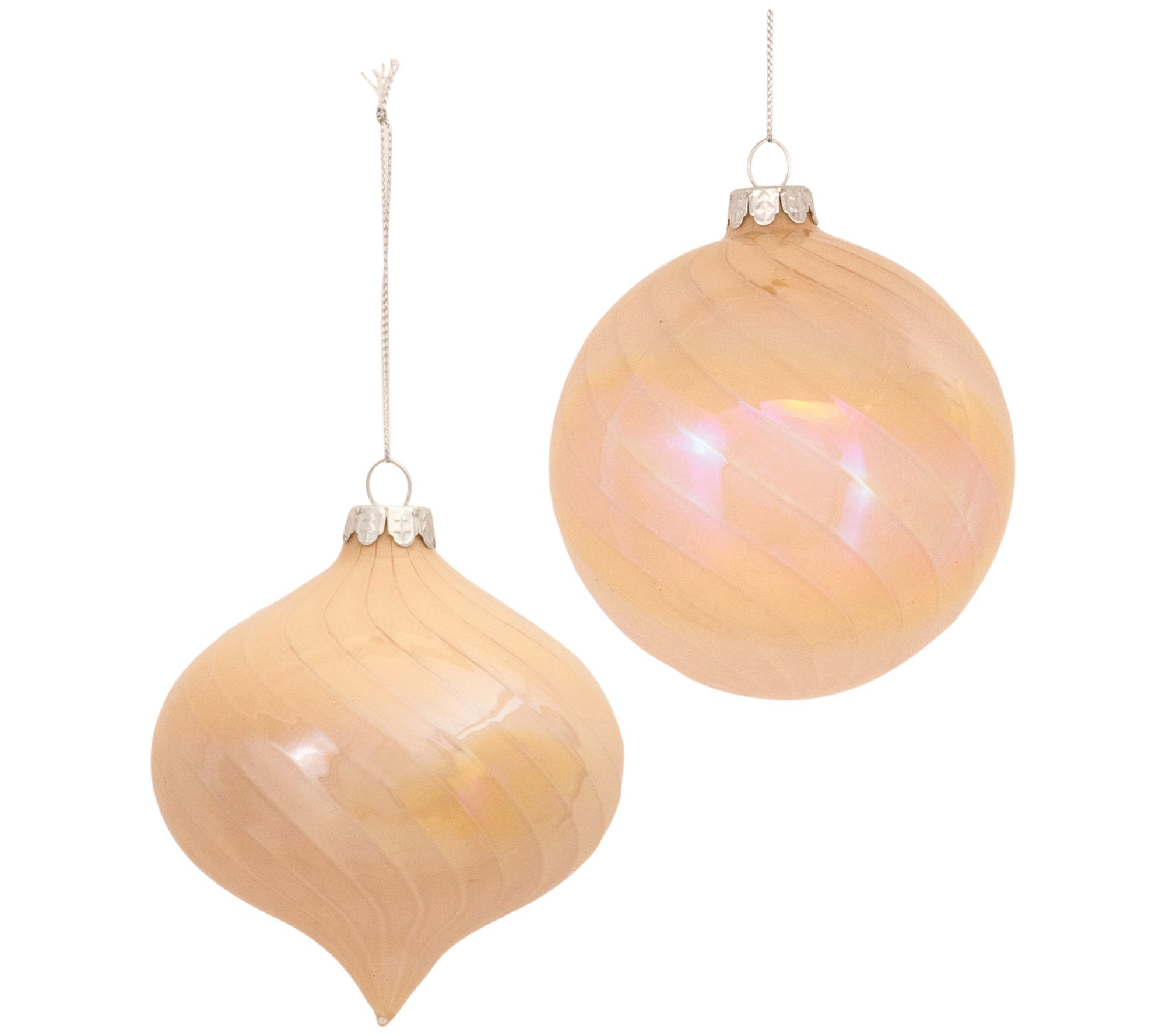 Melrose Irredescent Glass Ornament (Set of 6)