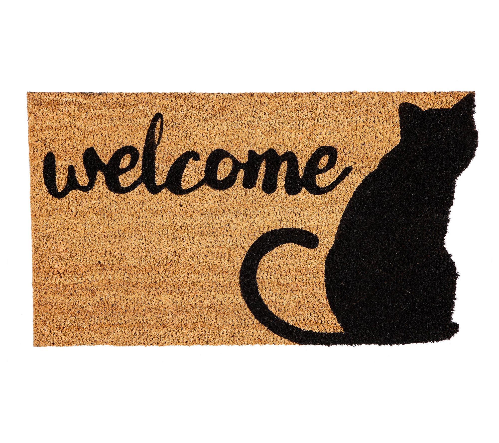 Evergreen Welcome Pet Shaped Coir Mat