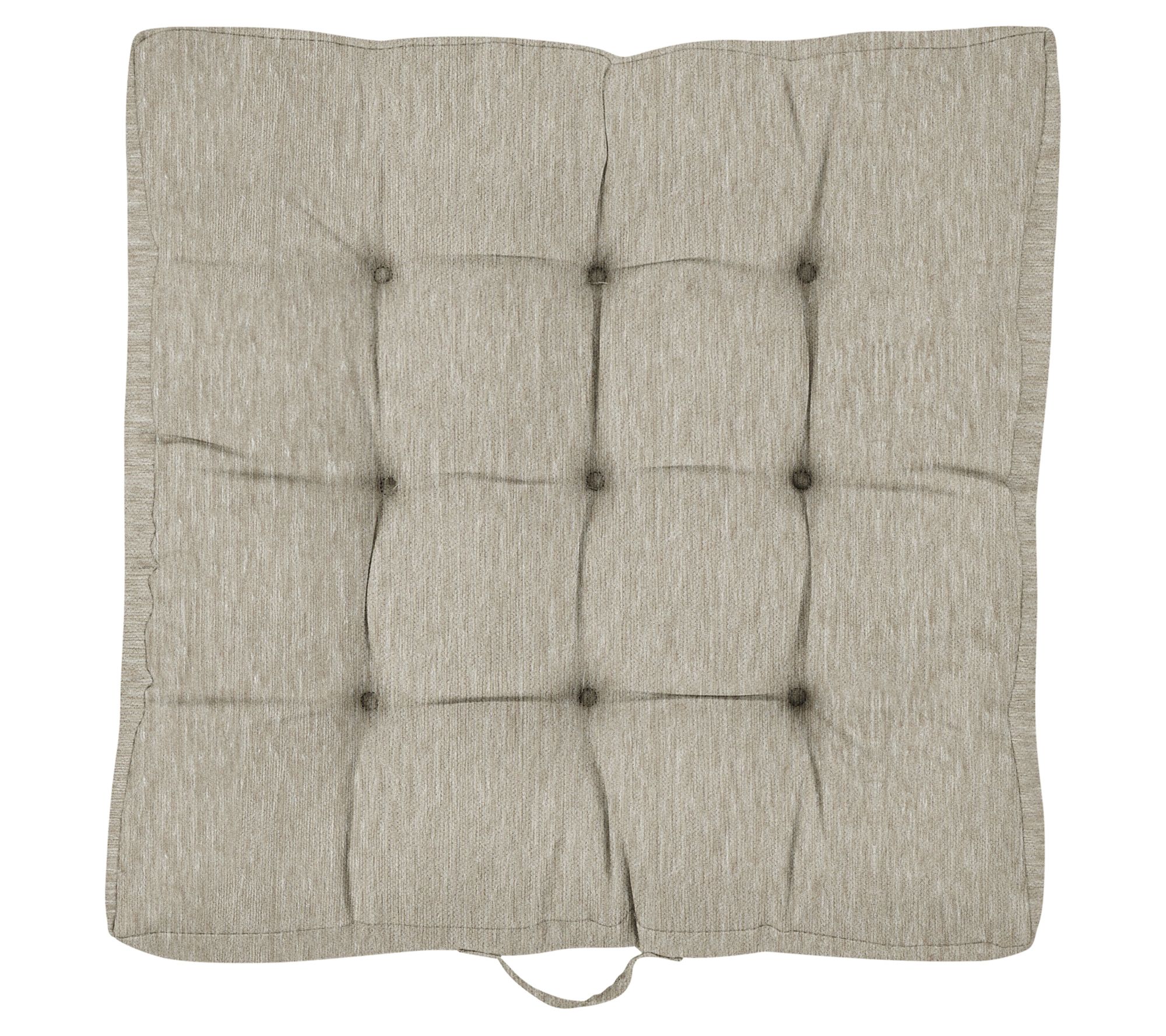 Sorra Home Indoor Tufted 24 in Floor Pillow Sin gle