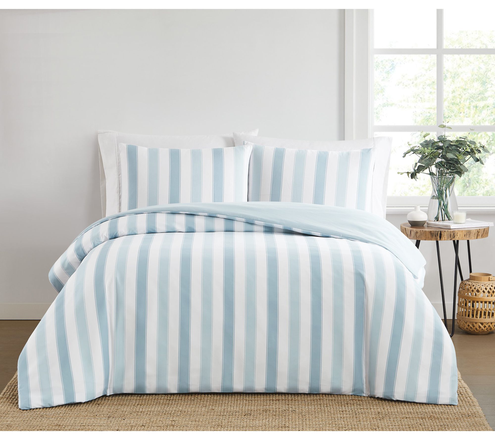 Truly Soft Aiden Stripe Full/Queen 3 Piece Comforter Set