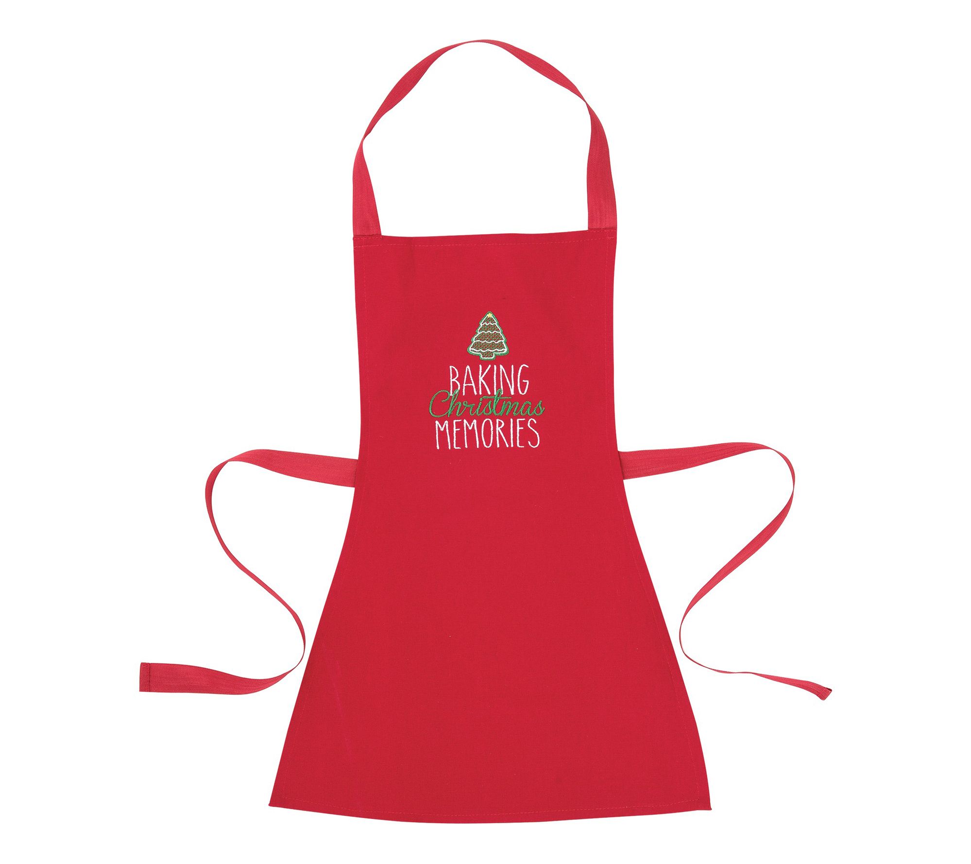 Baking Christmas Memories Embroidered Apron byValerie - QVC.com