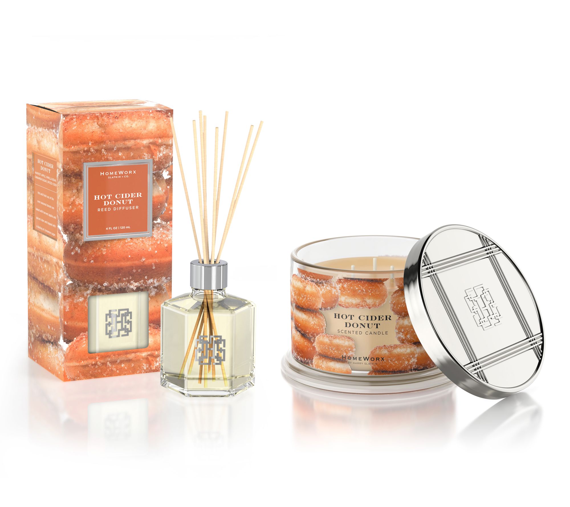 HomeWorx by Slatkin + Co. Reed Diffuser & Candle Set- Fall