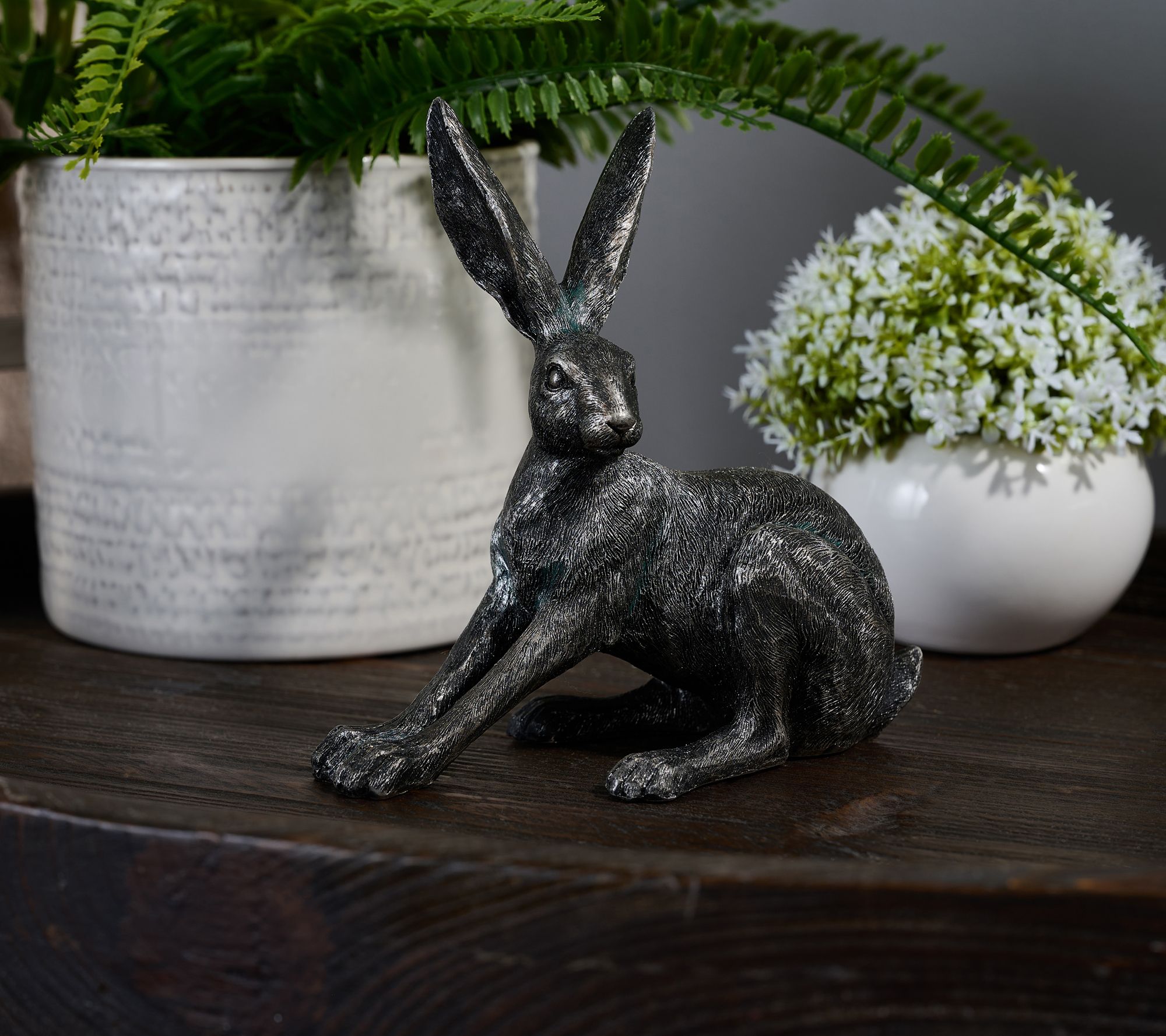 Cozy Cottage by Liz Marie Resin Sitting Bunny