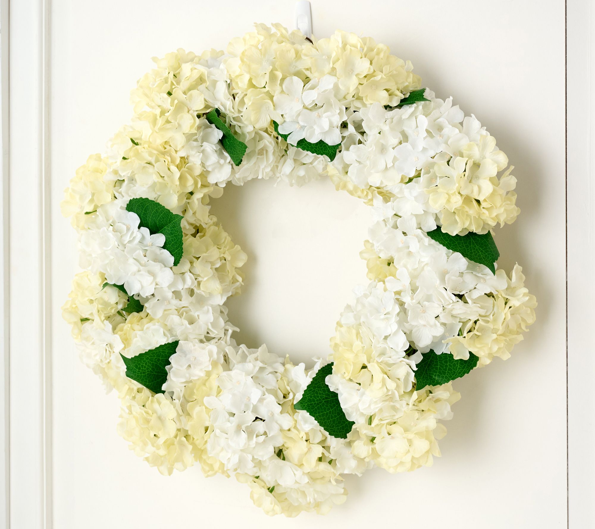  Martha Stewart 26" Indoor/Outdoor Faux Hydrangea Wreath