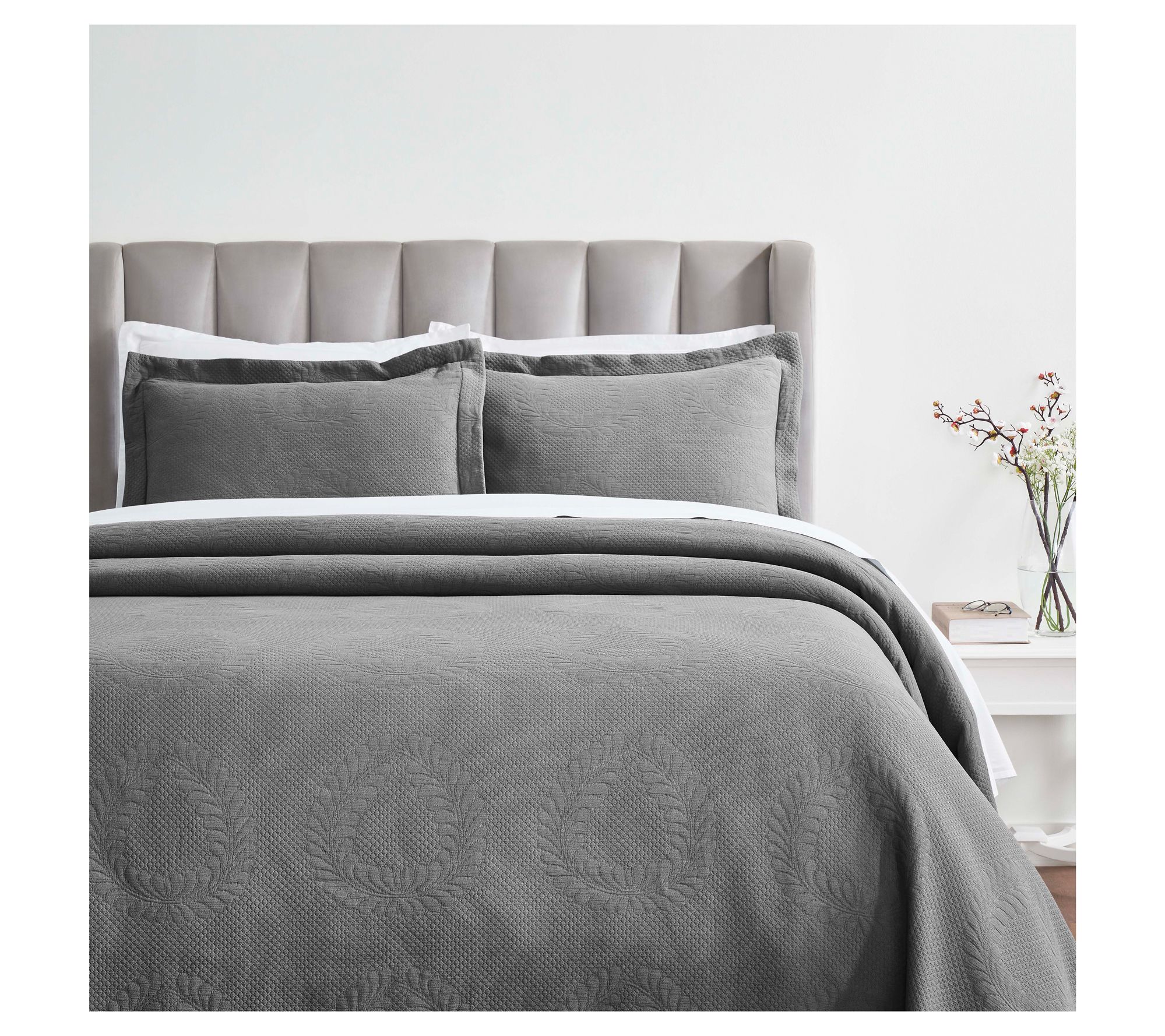Superior Peploi Cotton Bedspread and Sham Set,King