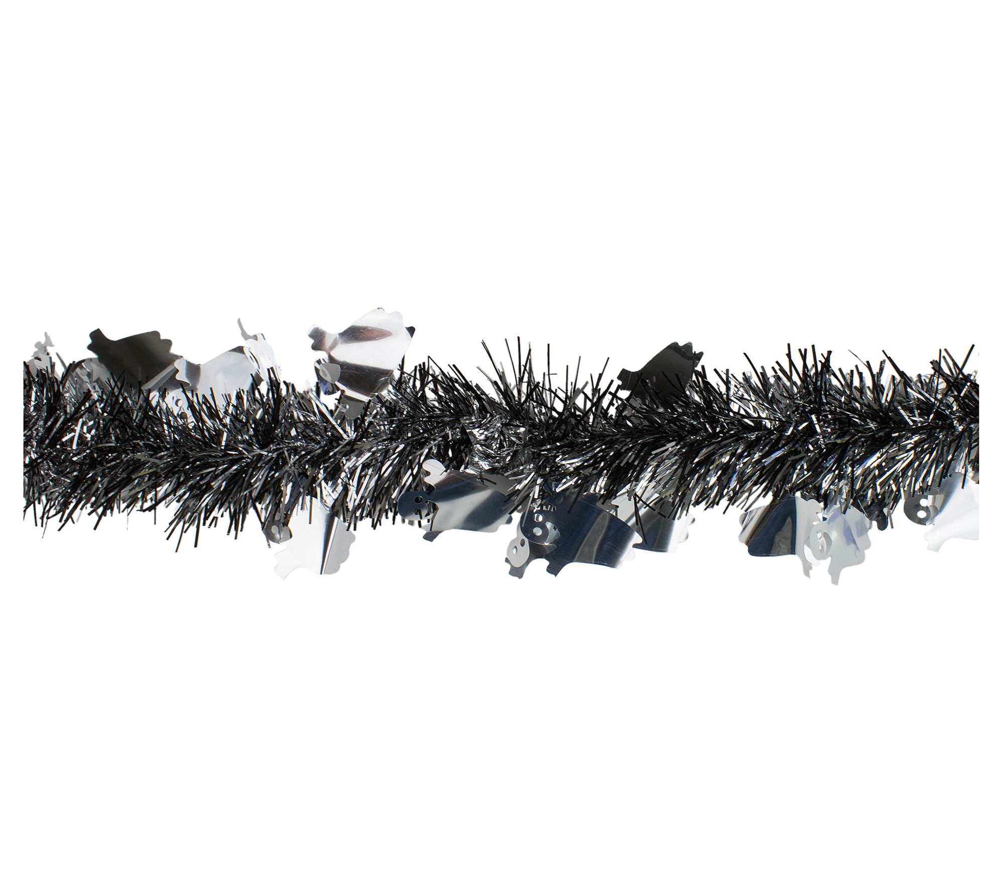 Northlight Wide Cut Halloween Tinsel Garland 50' Unlit