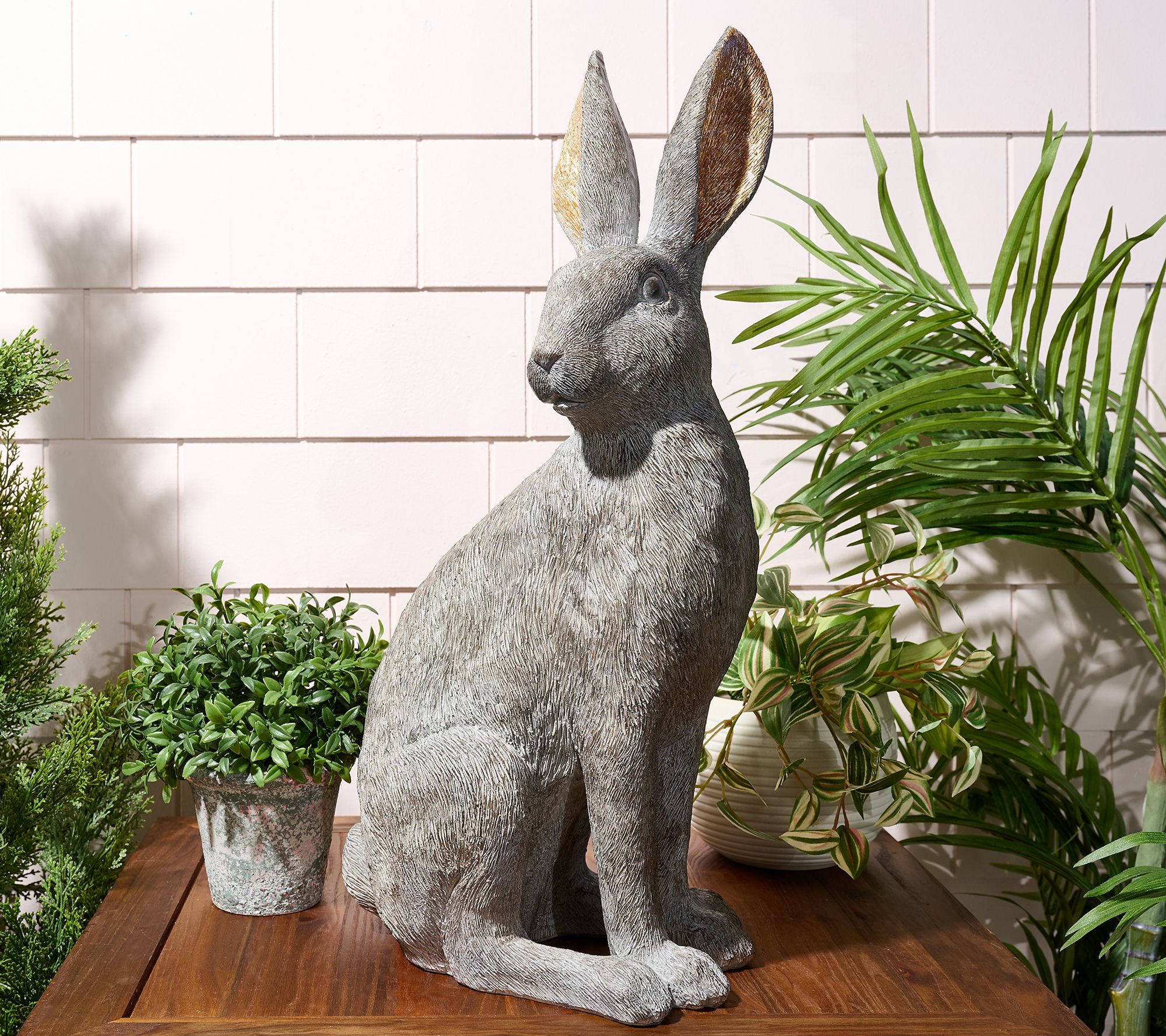 21.5" Indoor/Outdoor Bunny Figure- Side Stance by Valerie