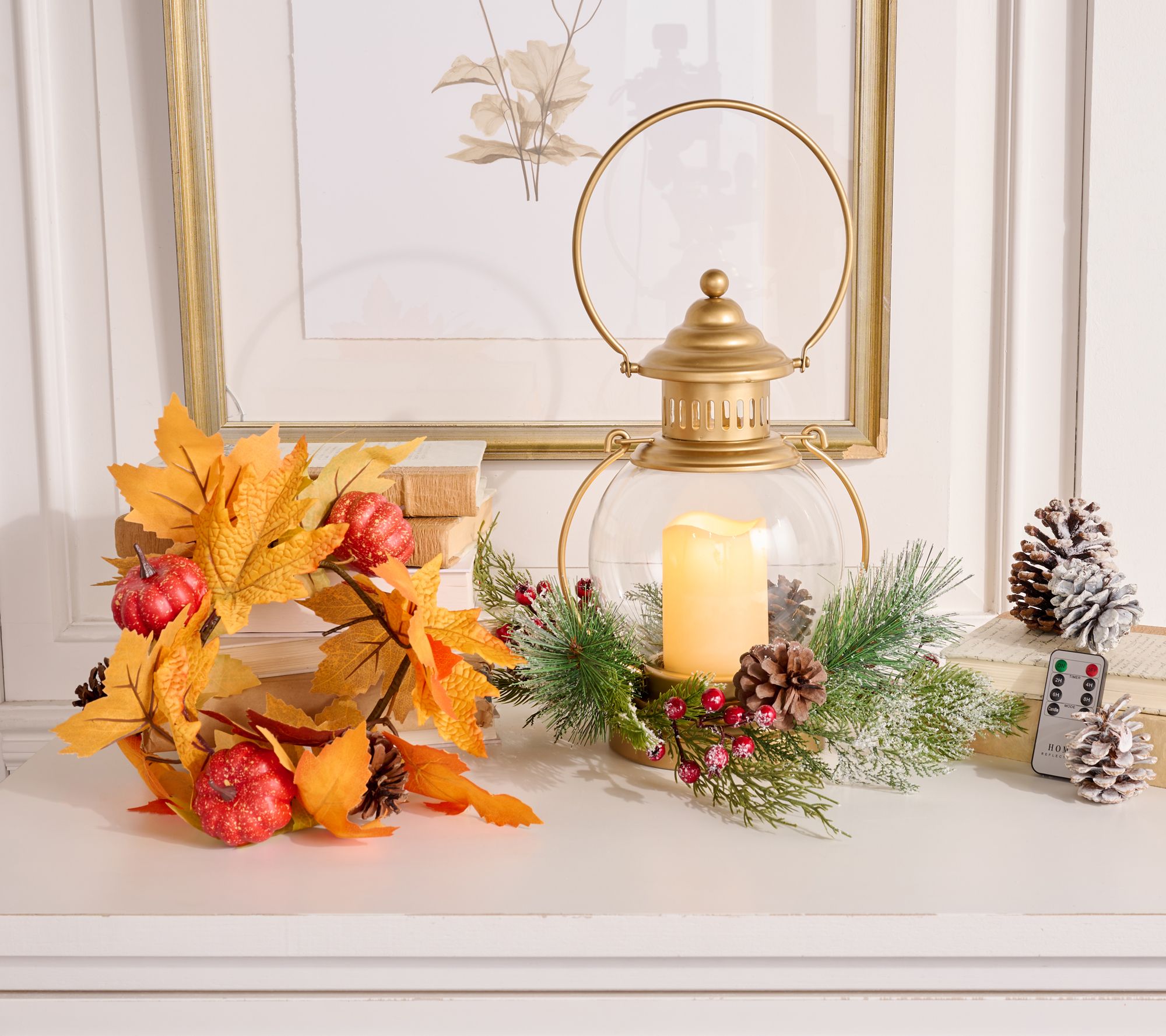 "As Is" Home Reflections Indoor/Outdoor 13" Hanging Lantern