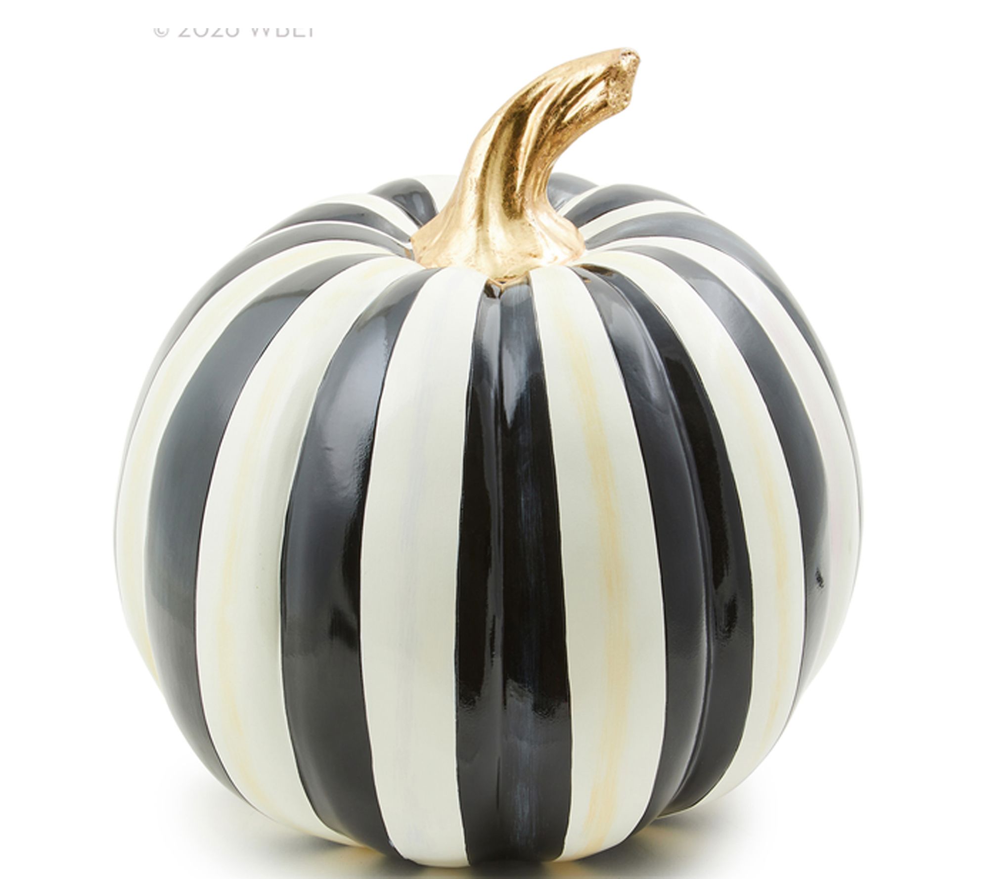  MacKenzie- Childs Medium Stripe Pumpkin