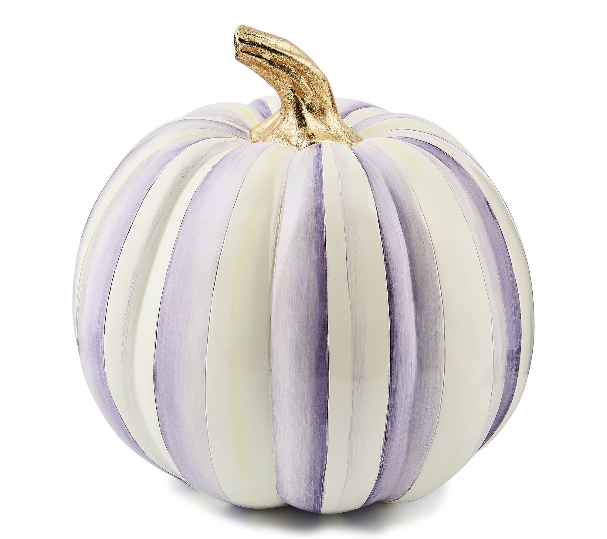 MacKenzie- Childs Medium Stripe Pumpkin