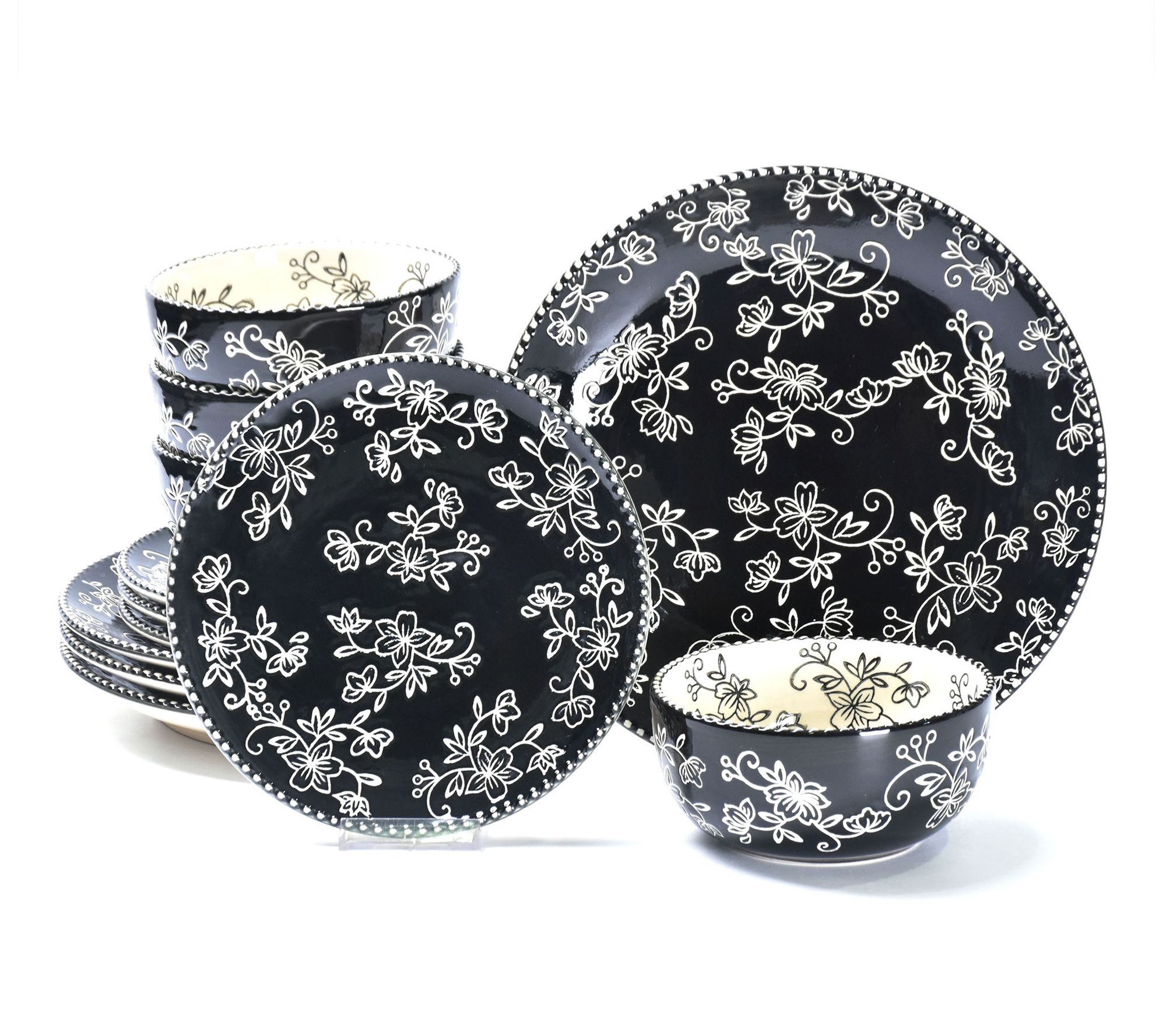Temp-tations 12-Piece Essential Dinnerware Set