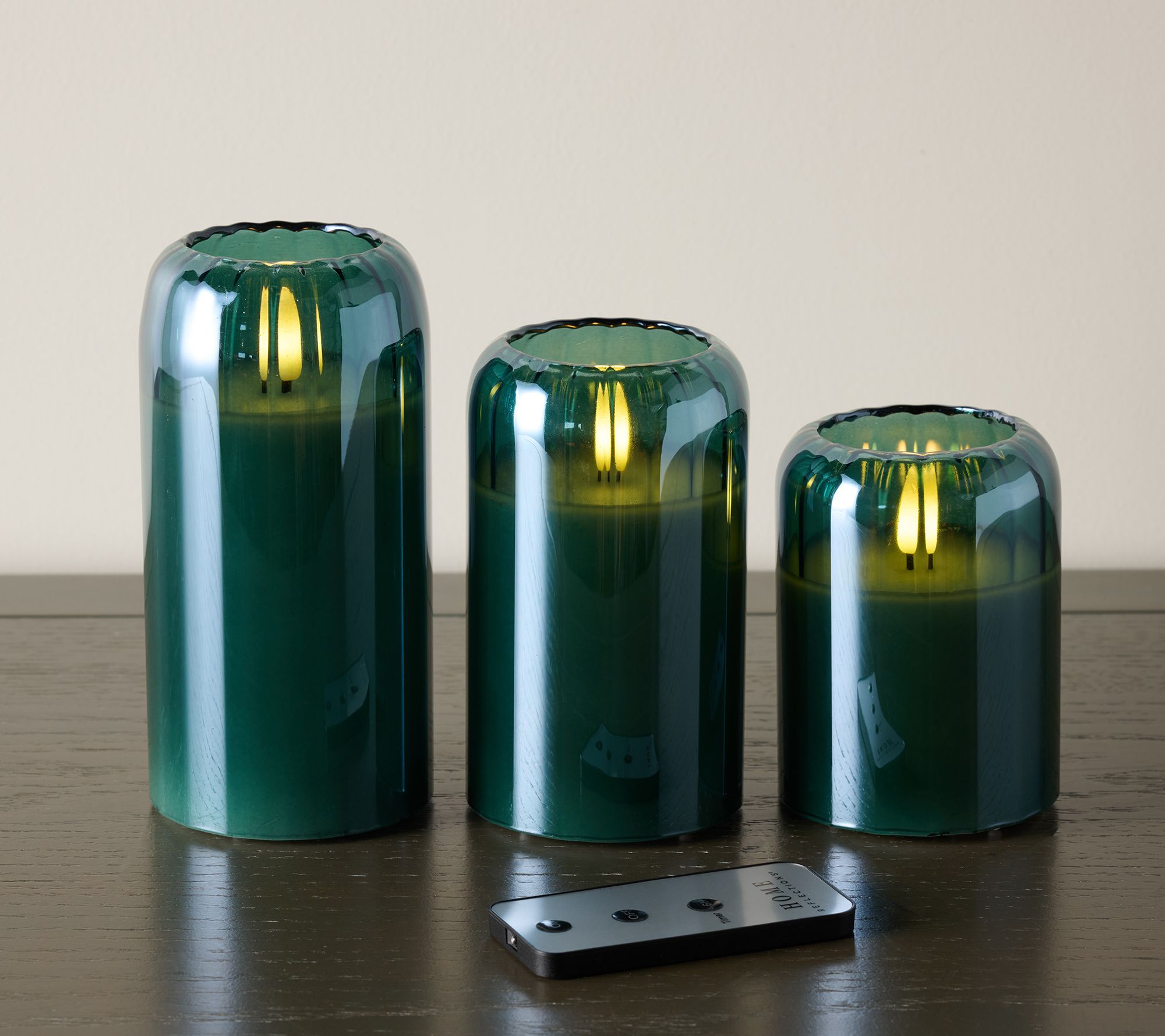Home Reflections Set of 3 Flameless Luminaries