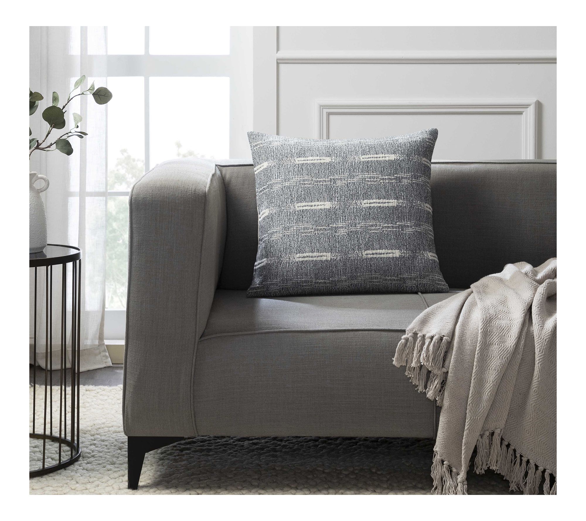 Tahari Home Tate Stripe Decorative Pillow, 20"x 20"