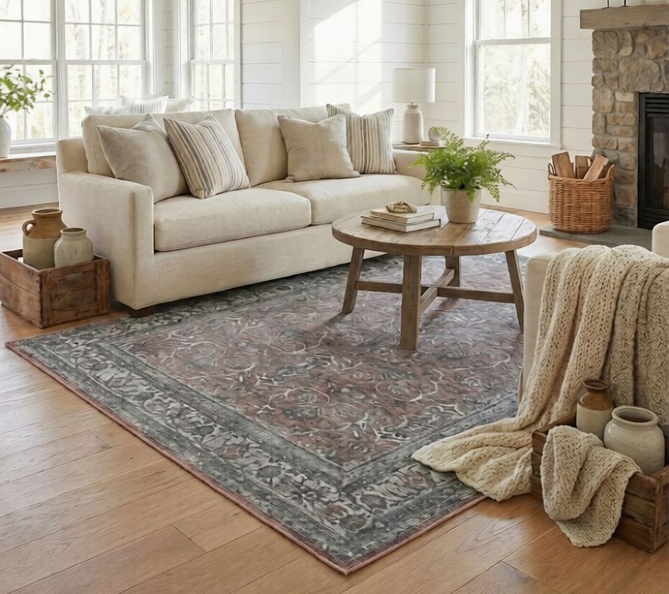 Amer Rugs Alaska Vintage Floral Area Rug, 9' x12'