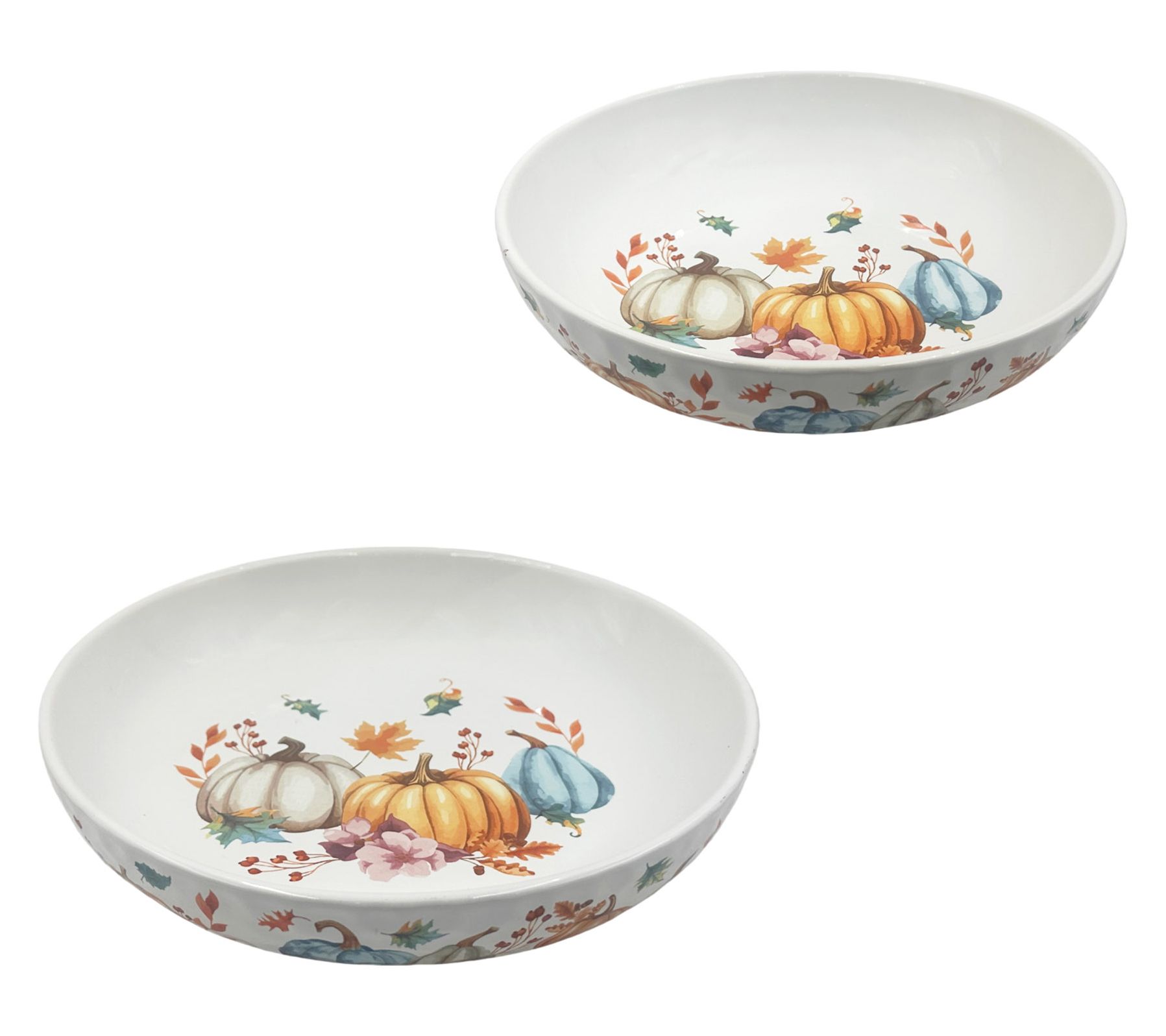 Temp-tations Nesting 2-qt & 3-qt Shallow Serving Bowls