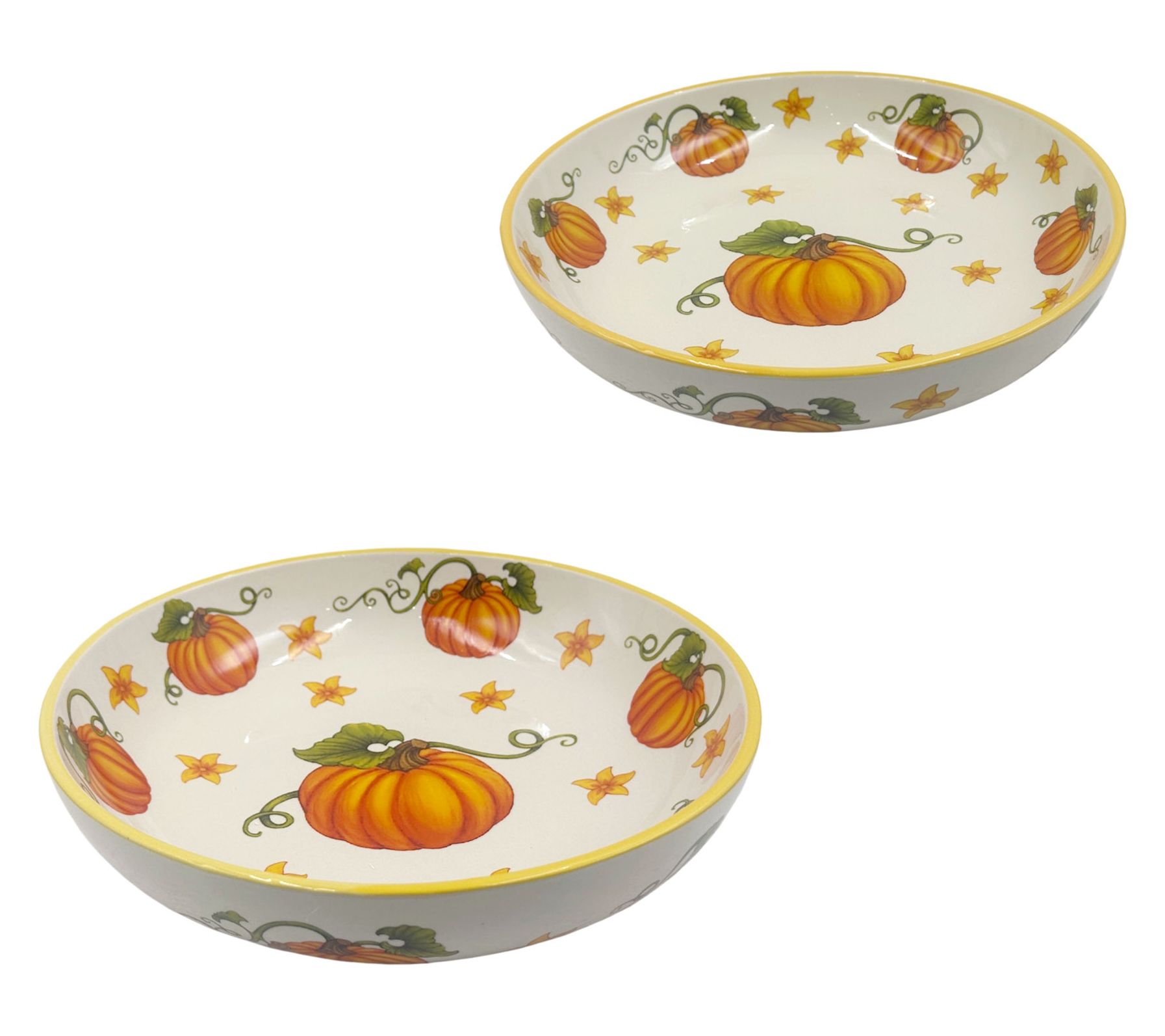 Temp-tations Nesting 2-qt & 3-qt Shallow Serving Bowls
