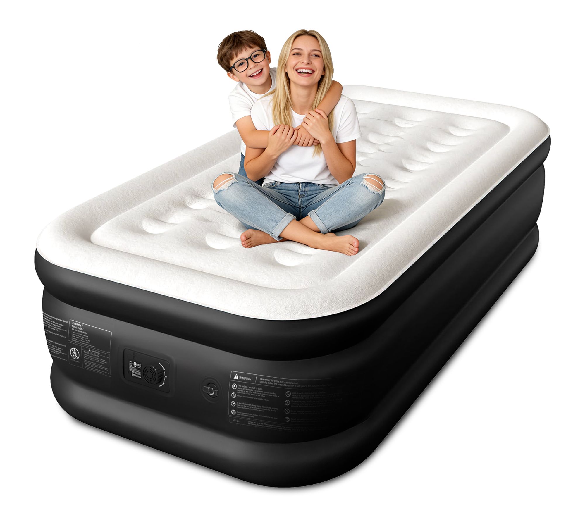 Teamson Select 18" Full Air Mattress with Built-in Pump