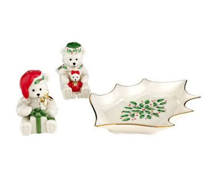 Lenox Holiday Salt & Pepper Set