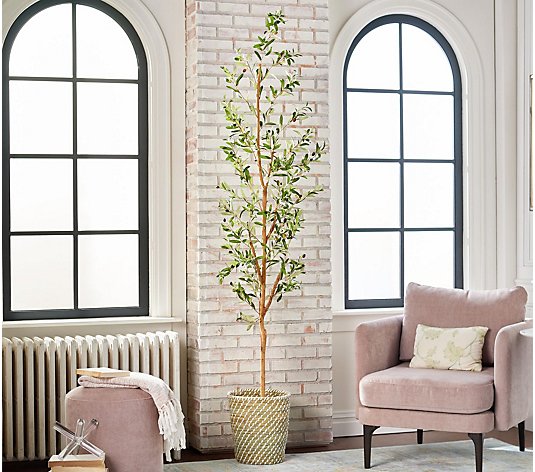 82" Olive Artificial Tree by Nearly Natural