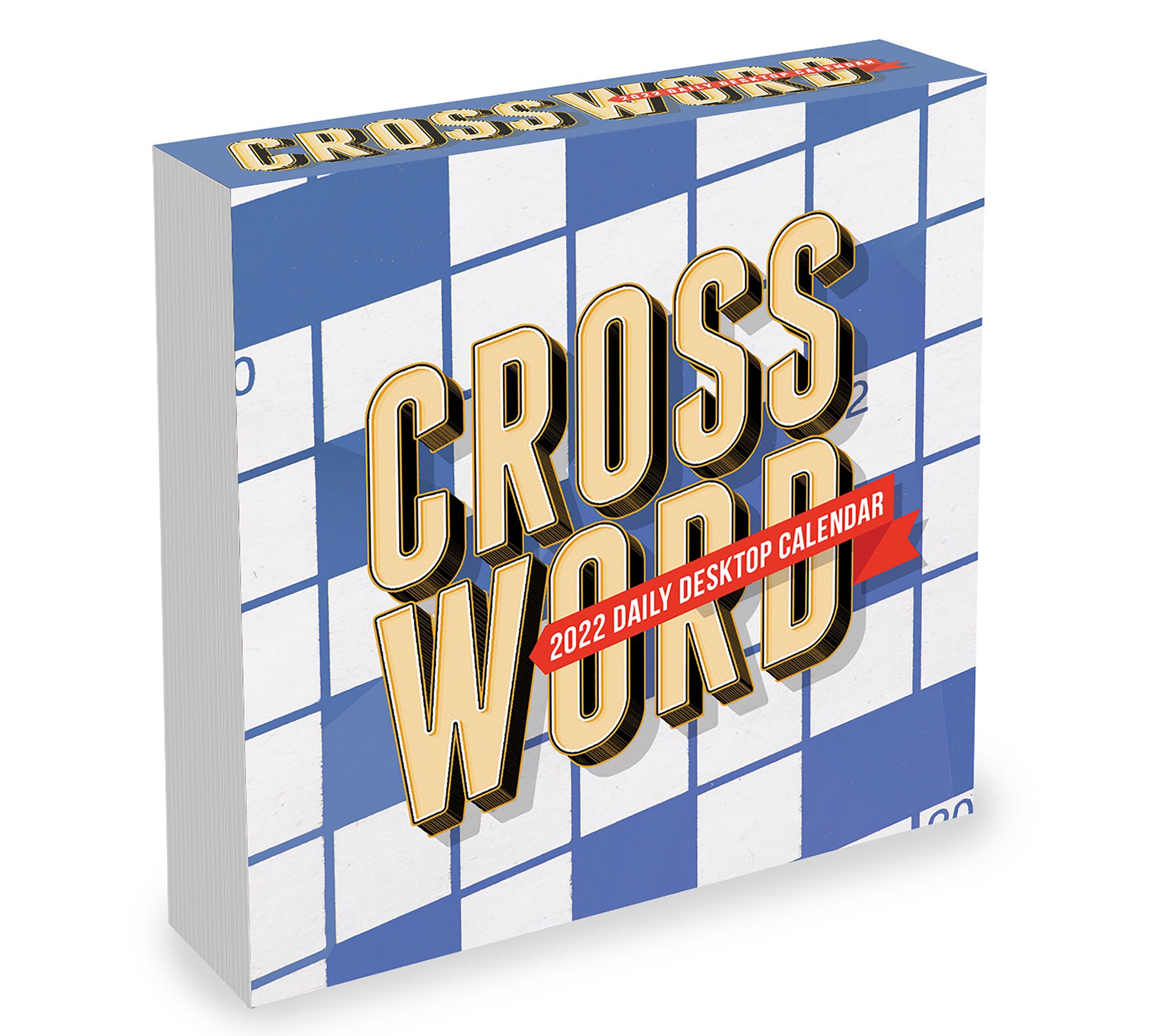 TF Publishing 2021 Crossword Puzzles Daily Desktop Boxed Calendar With Easel for sale online