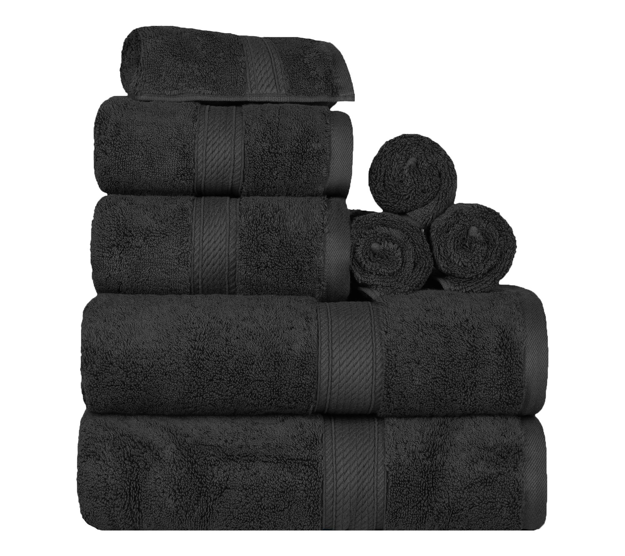 Superior Egyptian Cotton Absorbent 8-Piece ToweSet