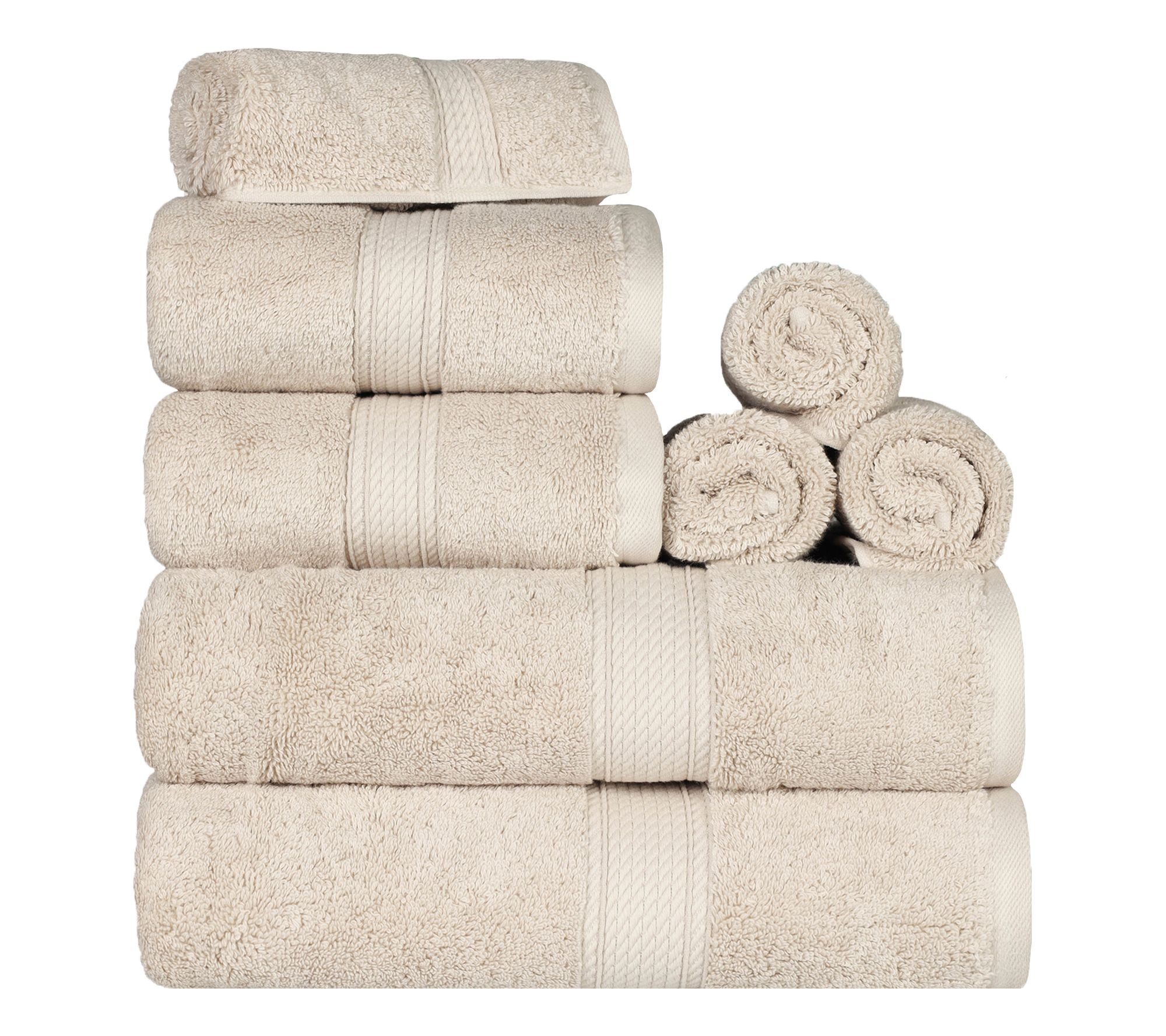 Superior Egyptian Cotton Absorbent 8-Piece ToweSet