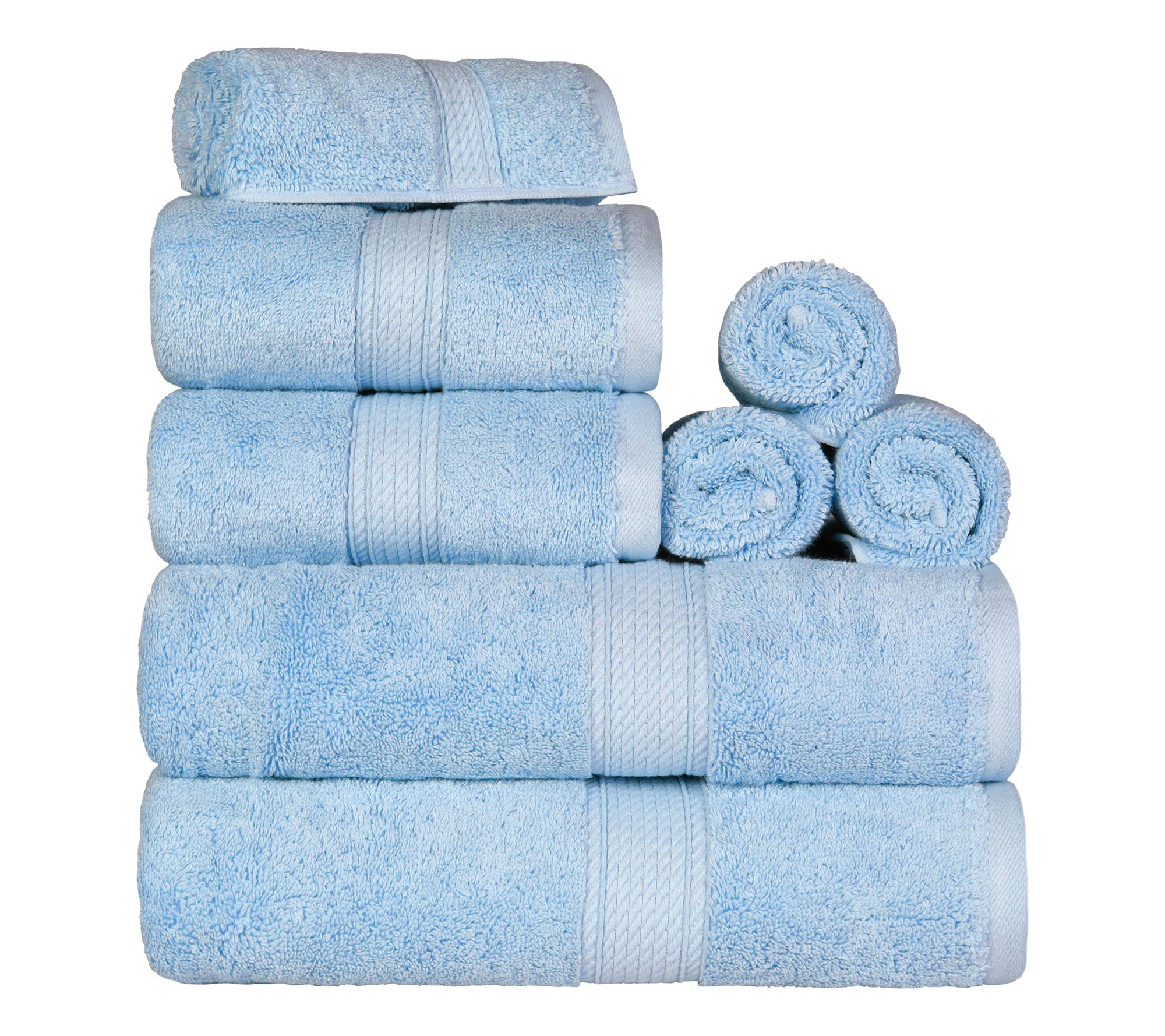 Superior Egyptian Cotton Absorbent 8-Piece ToweSet