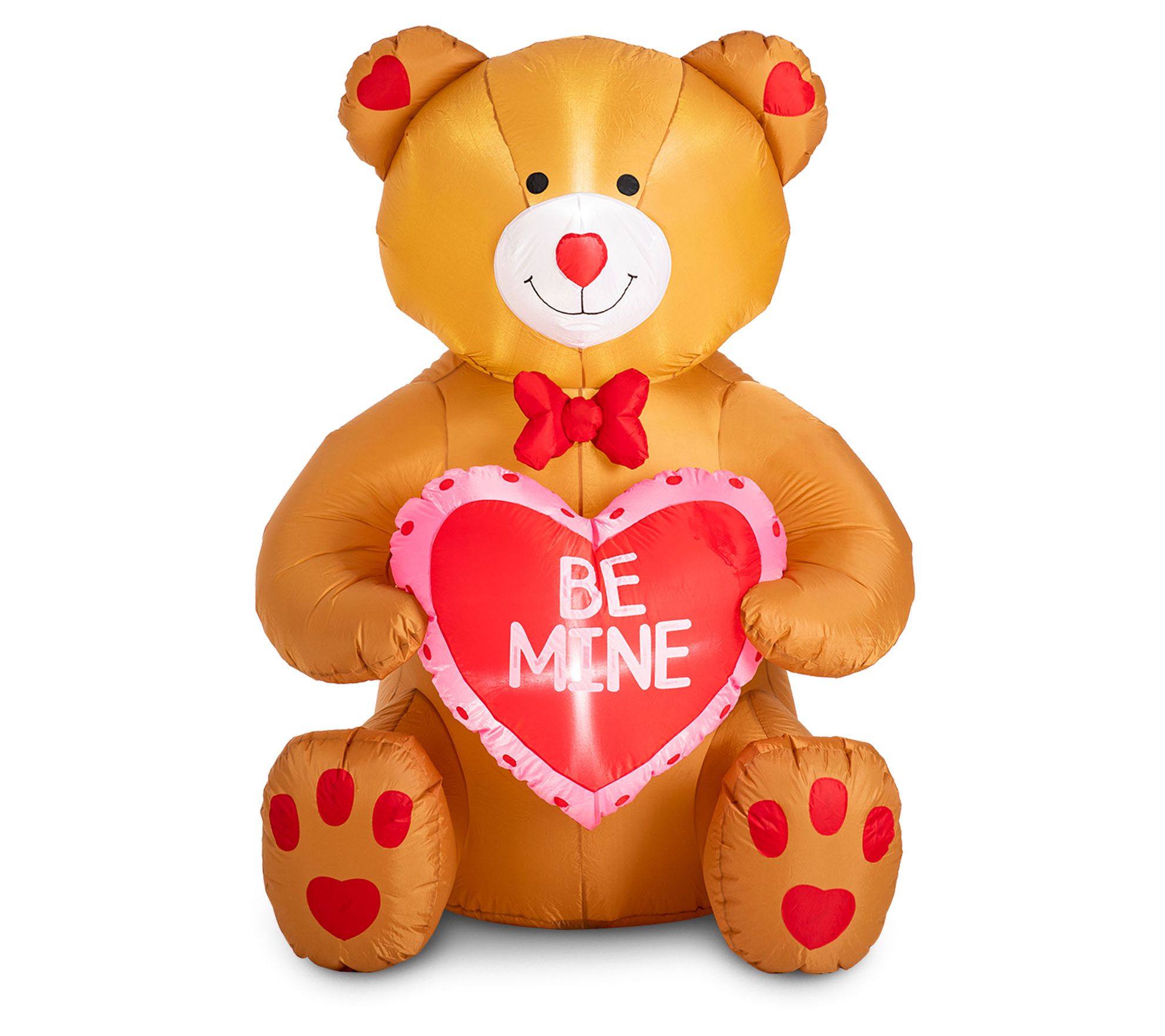 Glitzhome Outdoor LED Valentine's Day Inflatable Teddy Bear