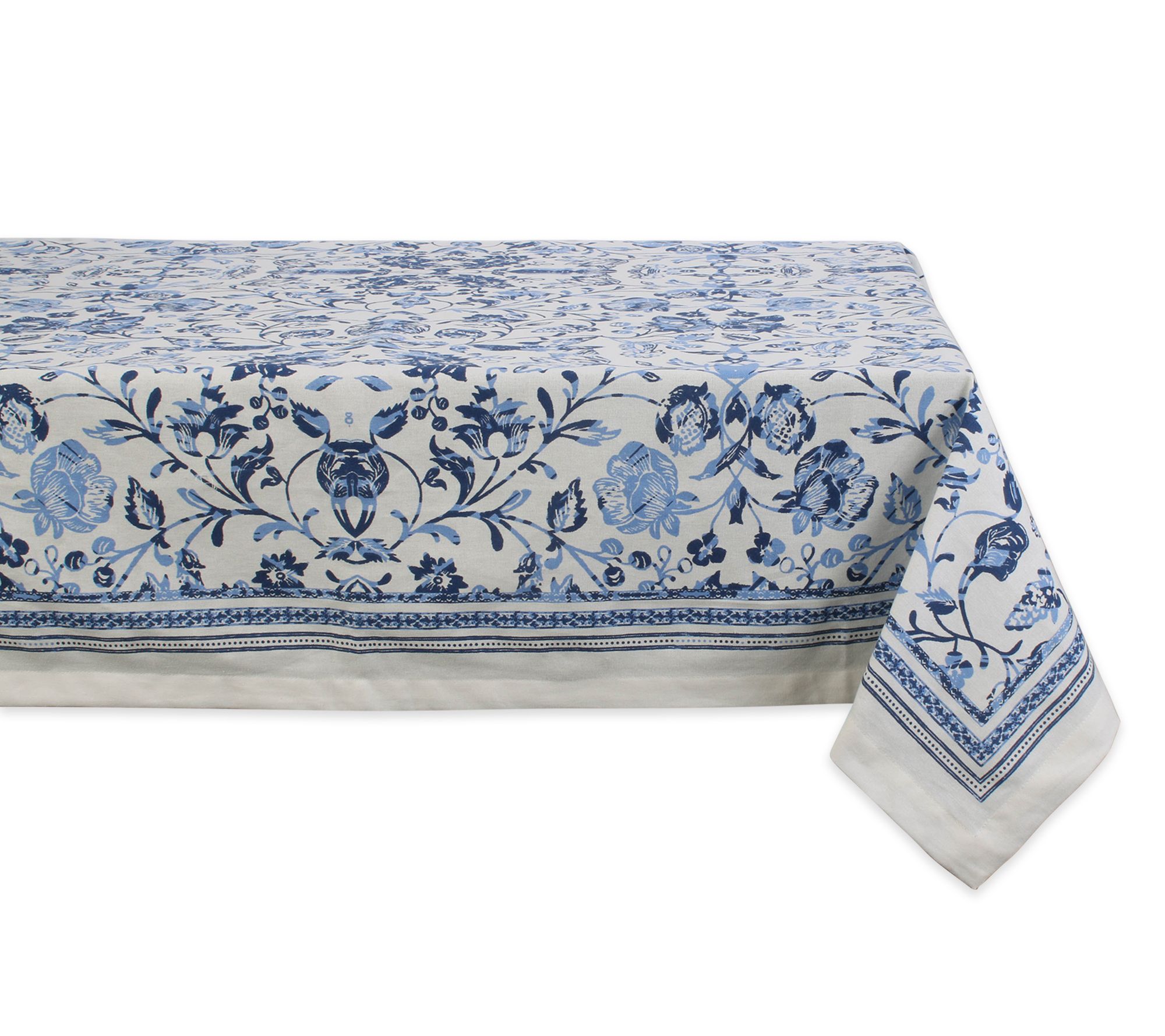 Design Imports Madiera Print Tablecloth 60" x 84"