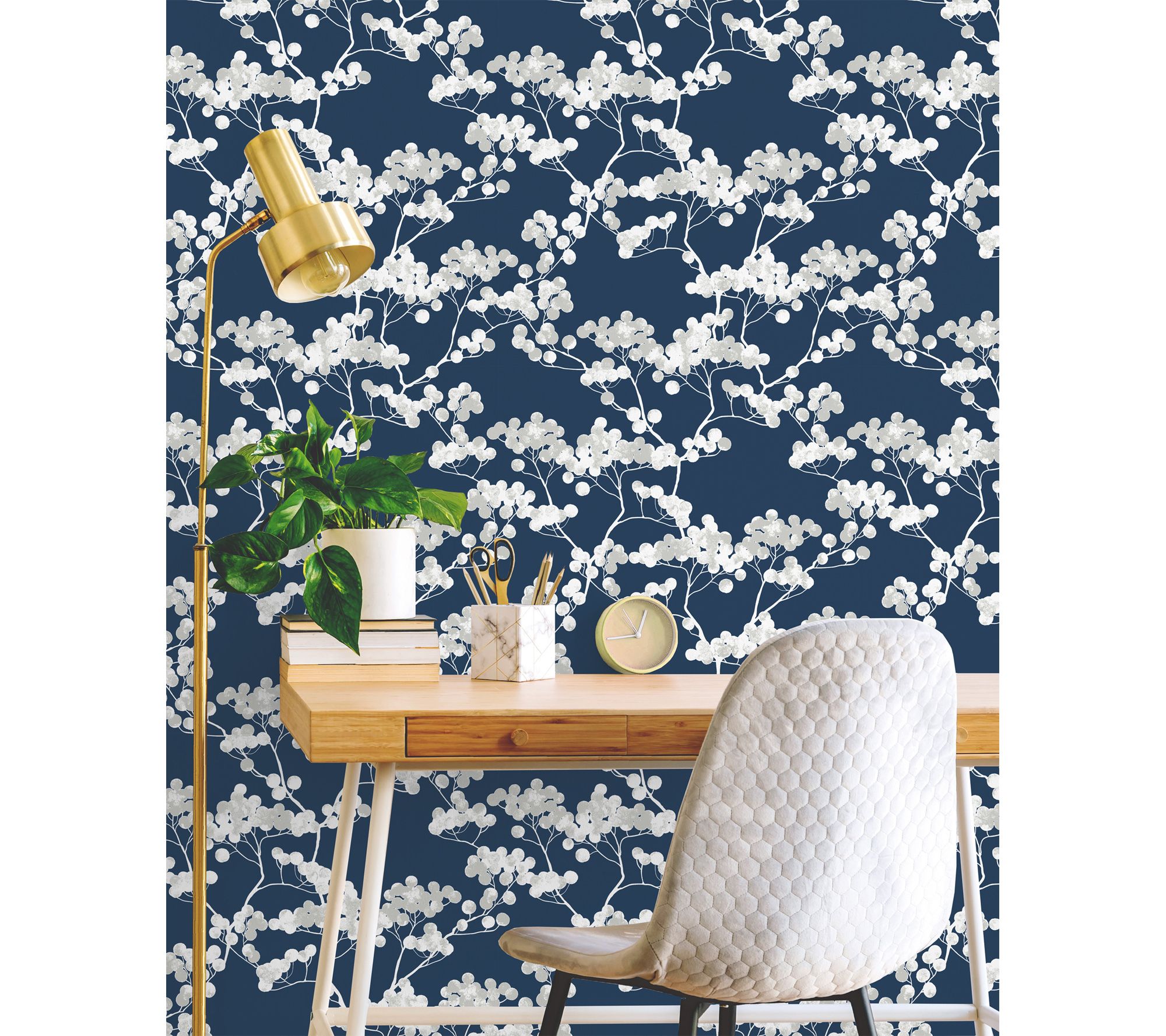 NextWall Cyprus Blossom Peel and Stick Wallpaper Roll