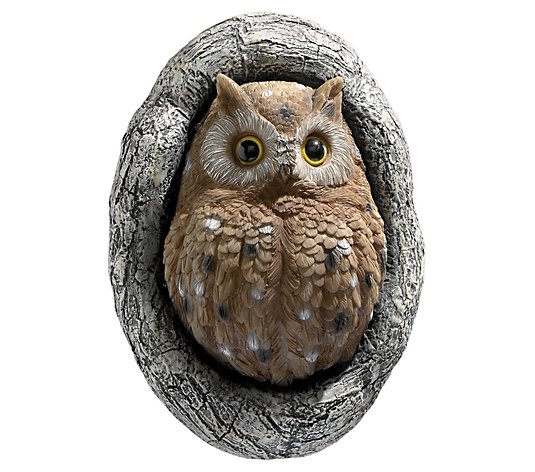 Design Toscano Octavius Knot Hole Owl Tree Sculpture