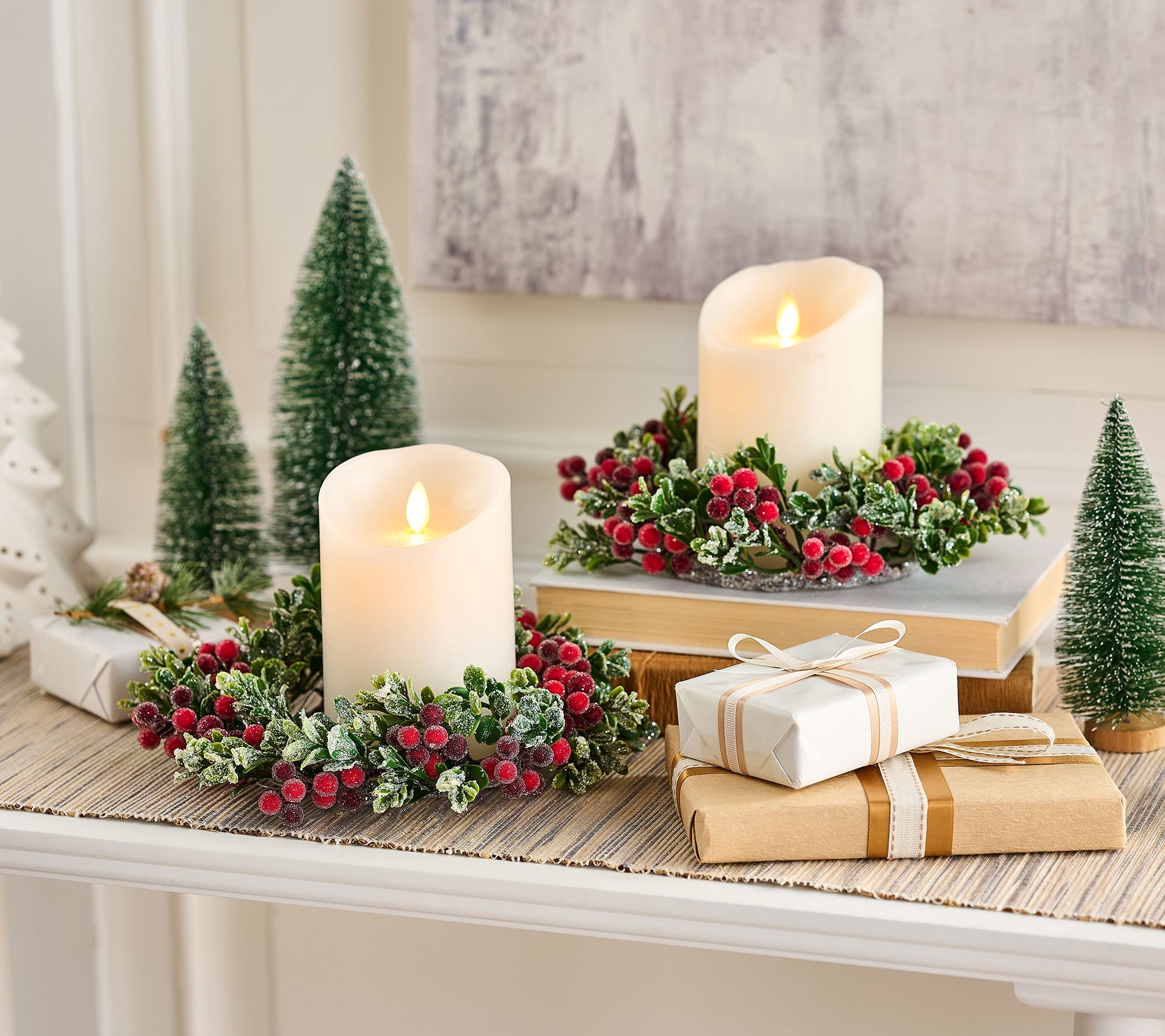 Qvc deals candle rings