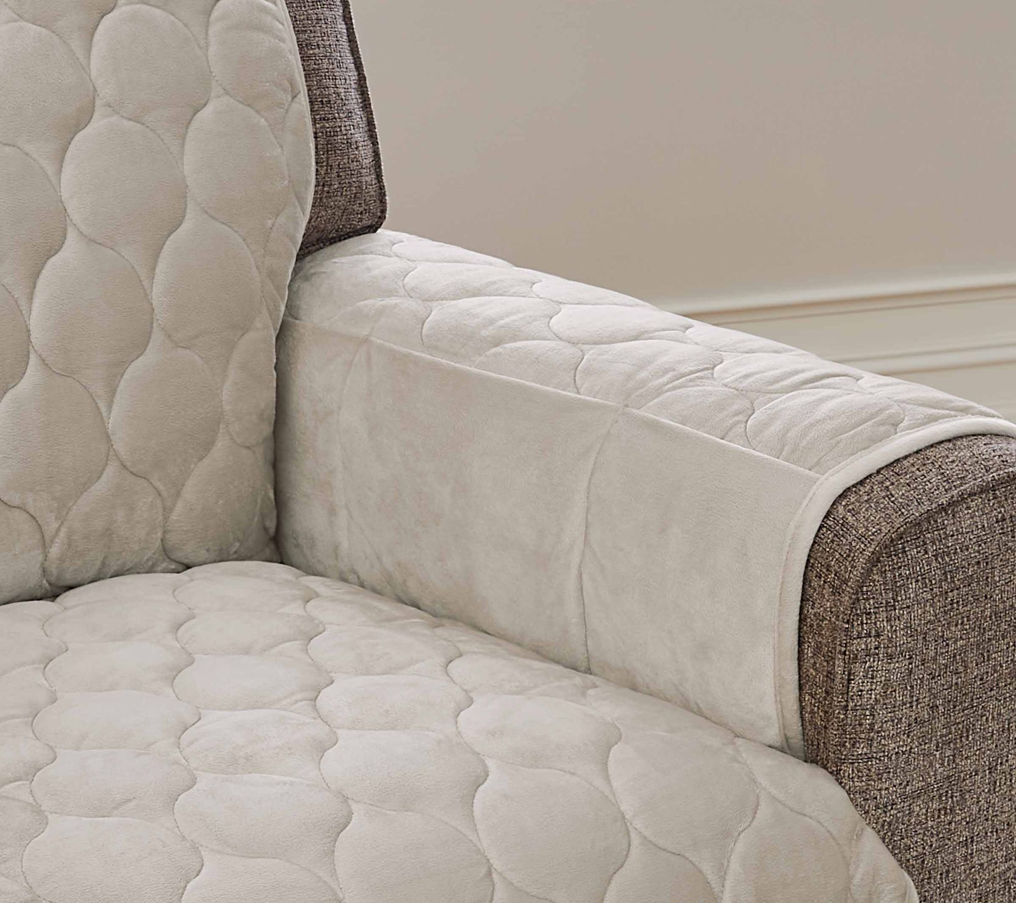 Surefit Miracle Mink Waterproof Furniture Cover - 2 Seater - QVC.com