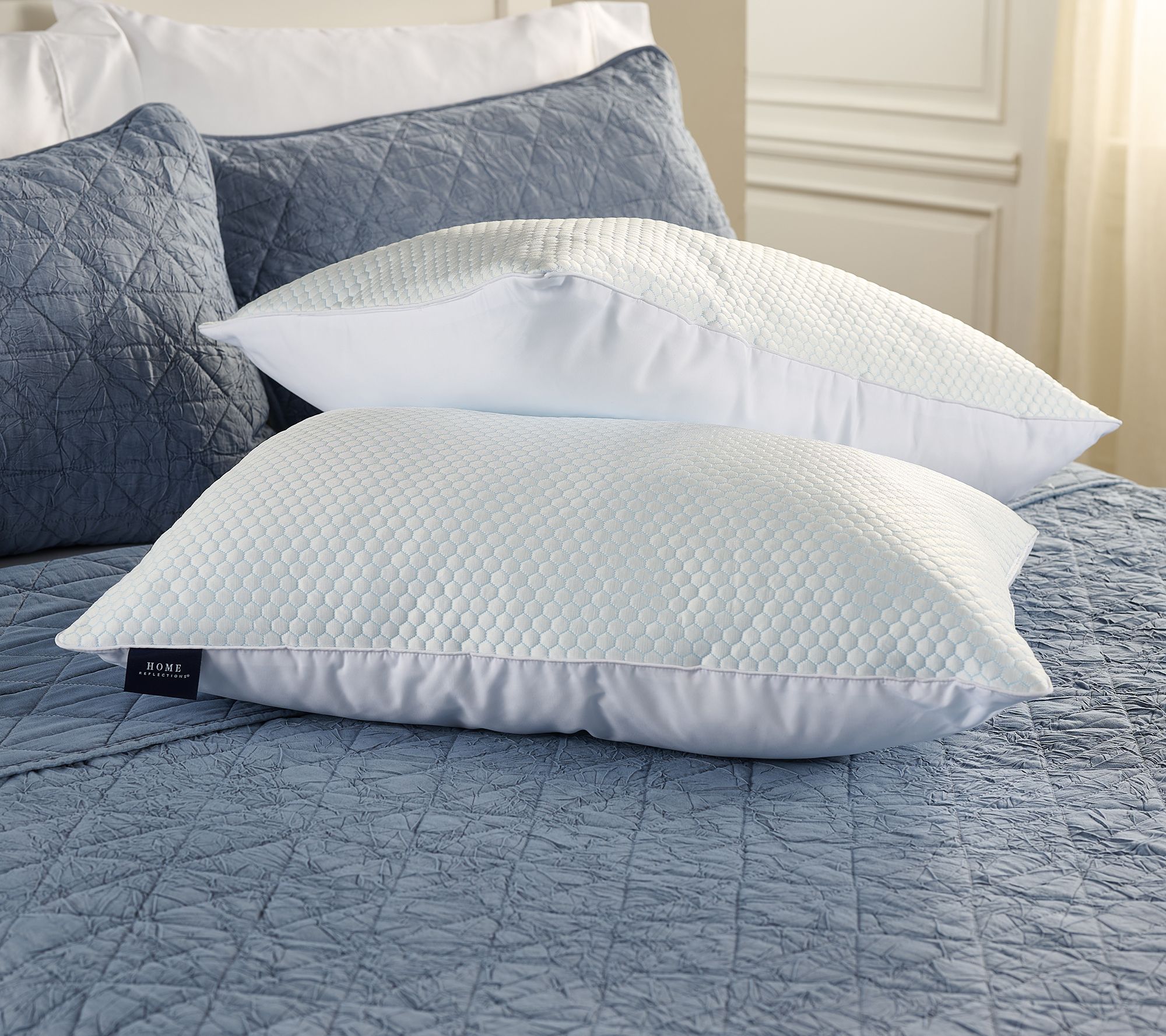 Home Reflections Set of 2 Seasonal Down Alt Pillow KG