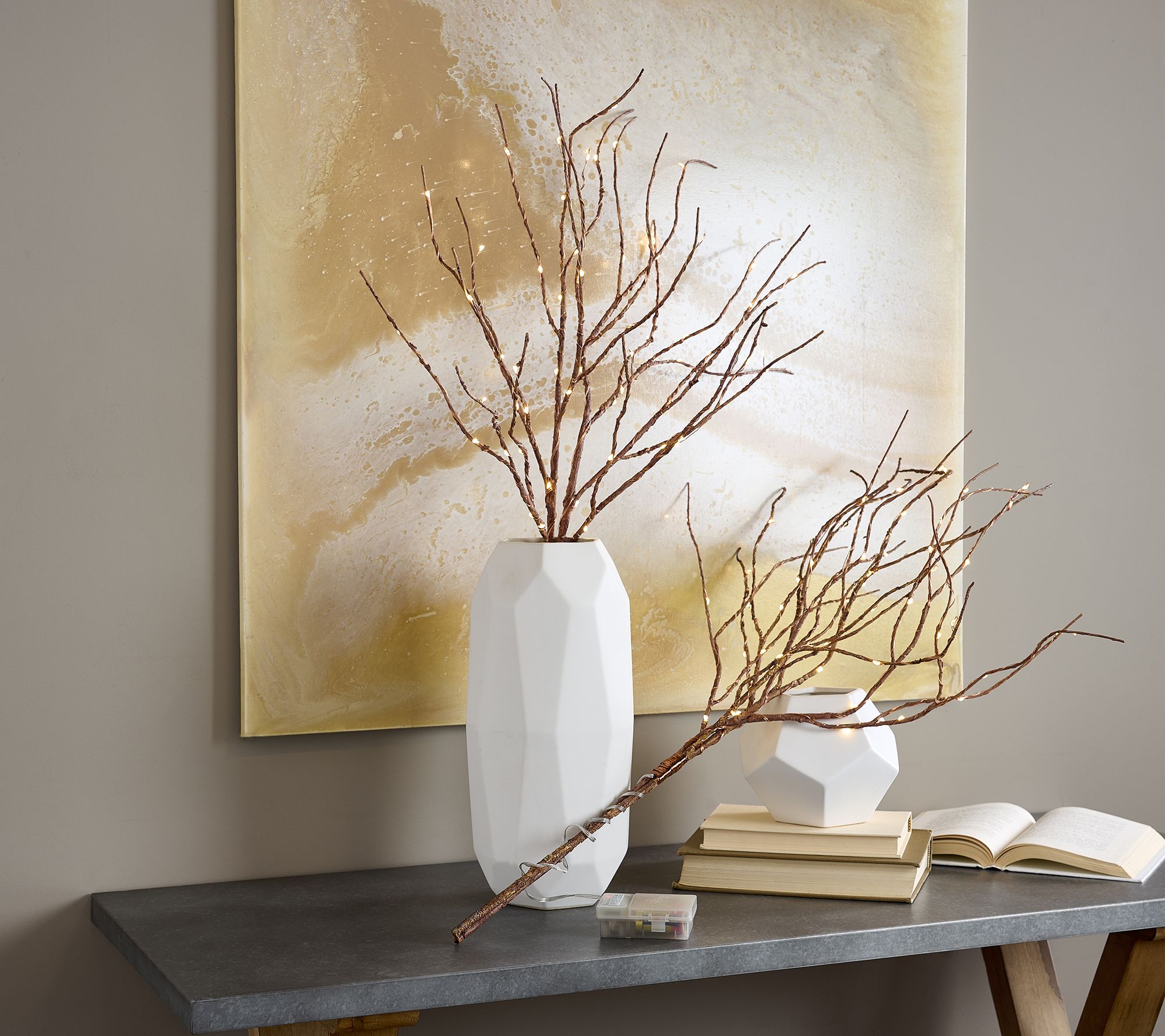 "As Is" Bethlehem Lights (2) 36" Branches w/ Color Flip LEDs