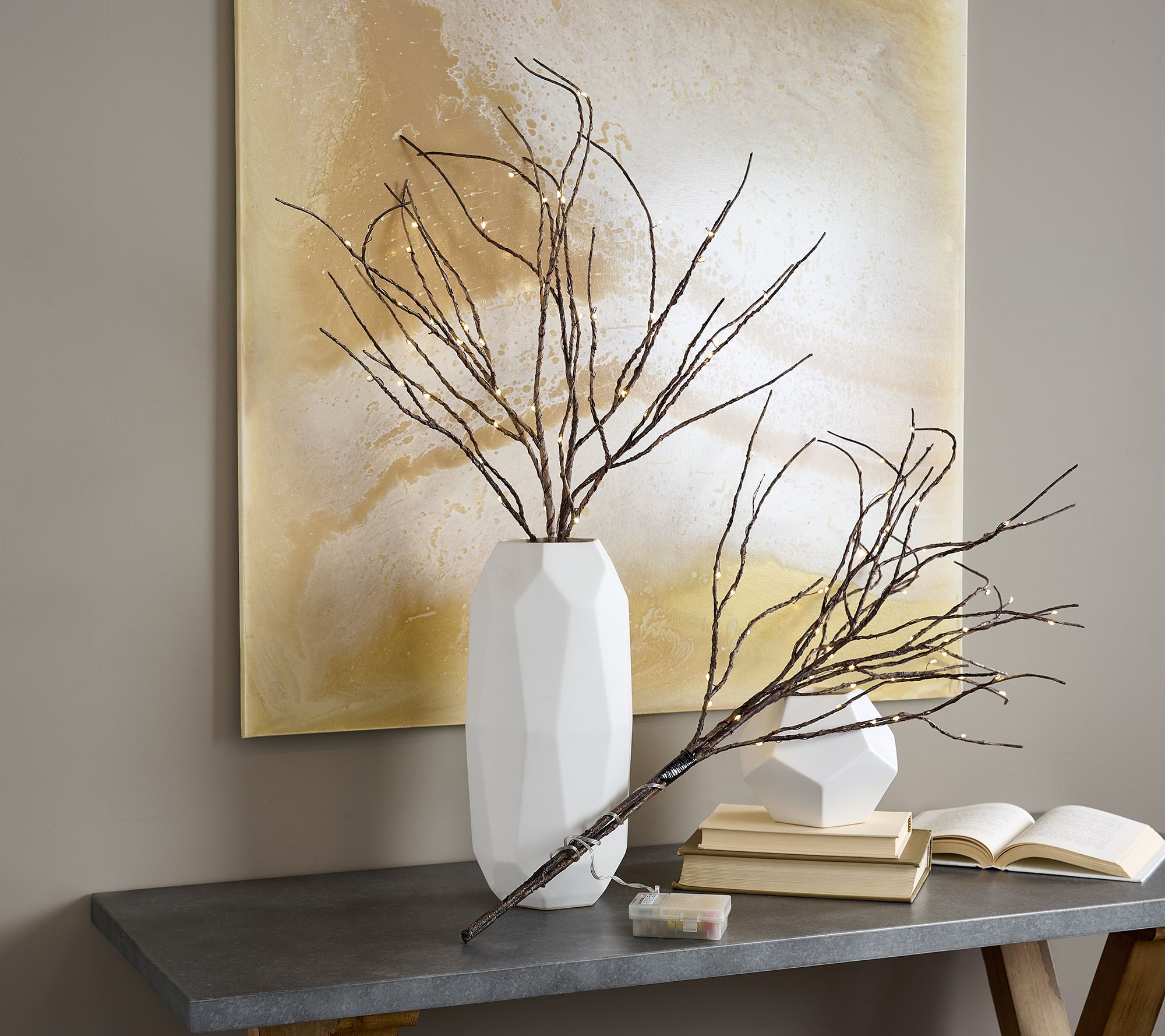 "As Is" Bethlehem Lights (2) 36" Branches w/ Color Flip LEDs