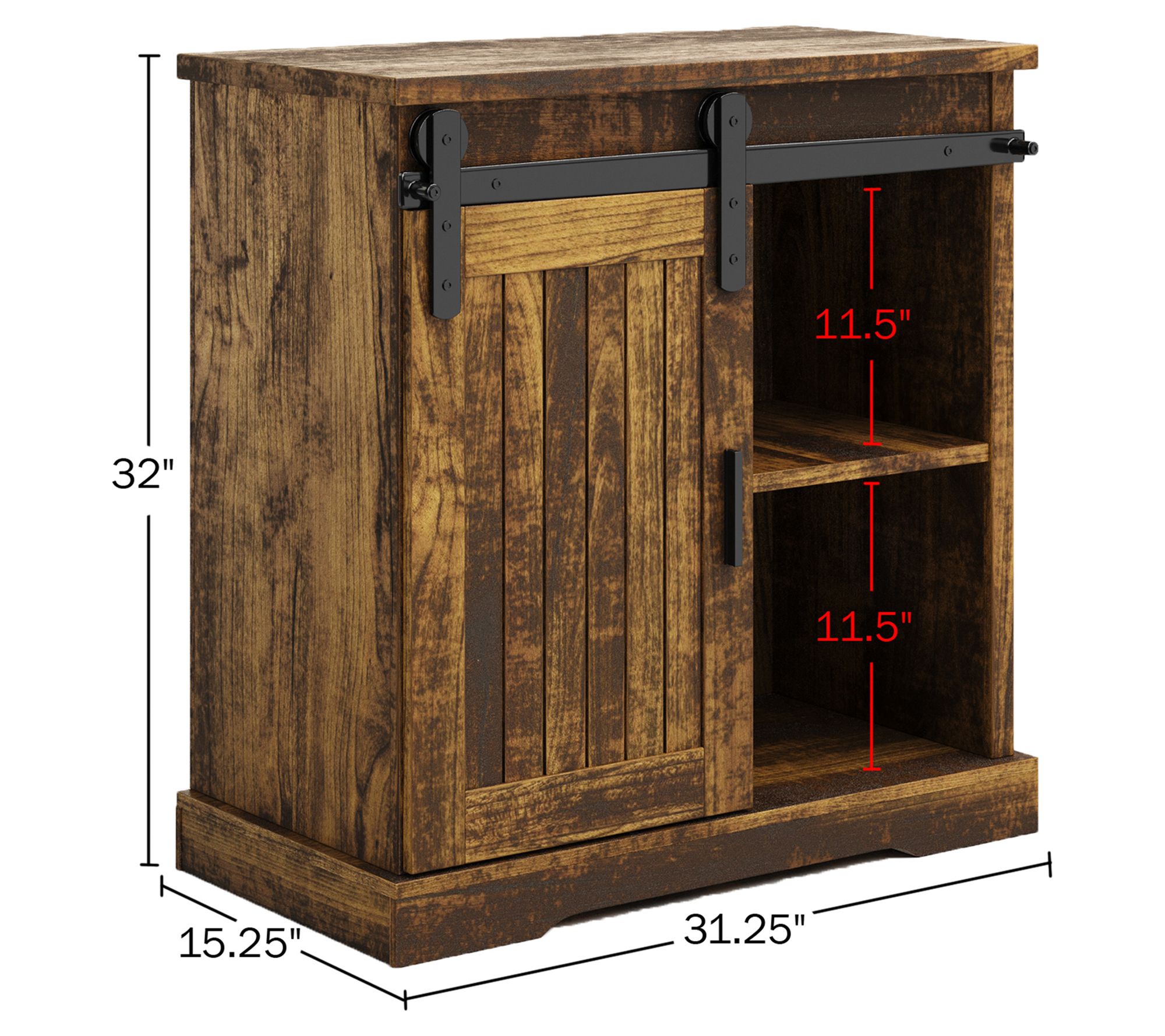 Lavish Home Tall TV Entertainment Center for upto 34" TVs