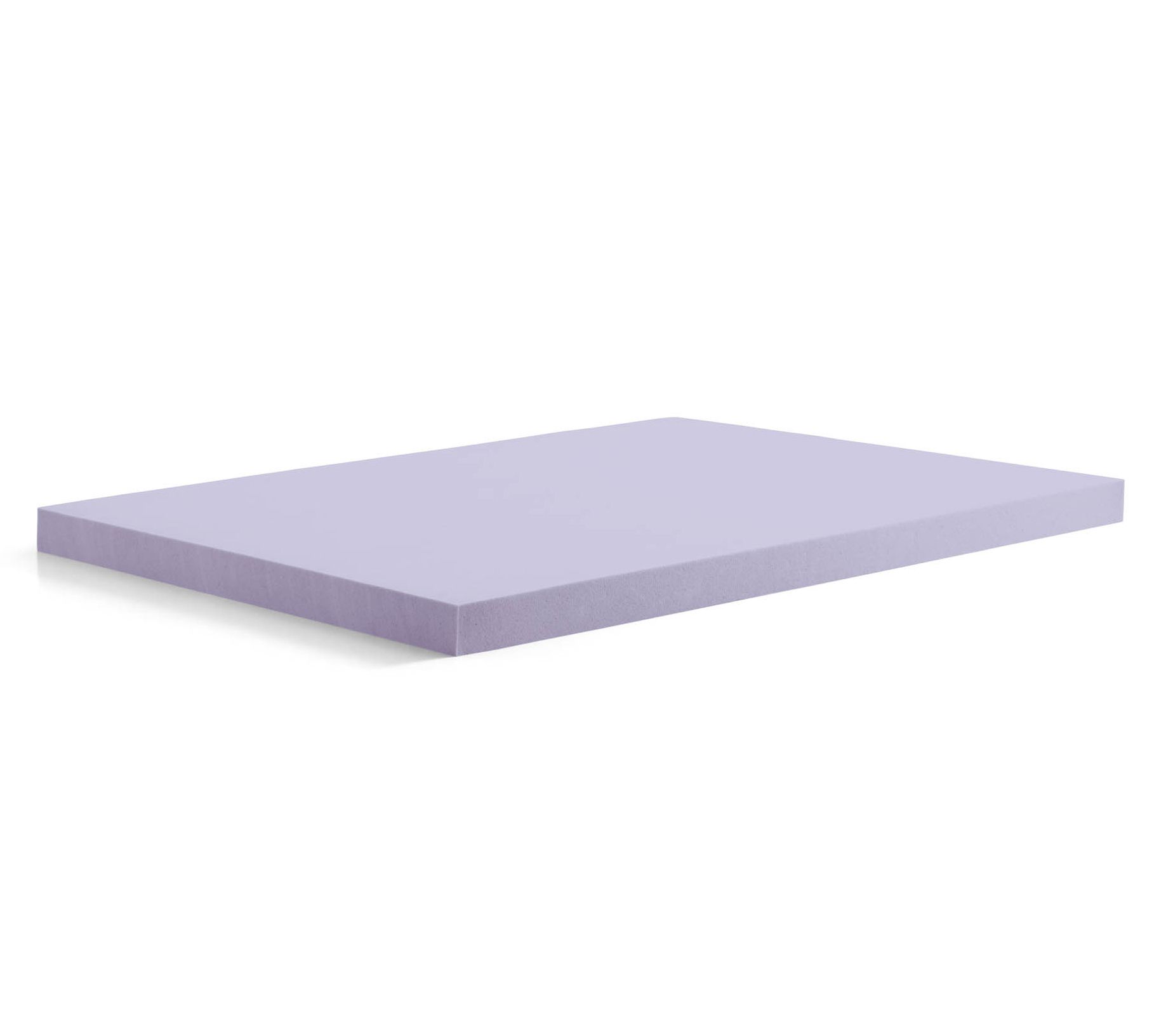 Lucid 4" Lavender and Gel Memory Foam Mattress Topper - King