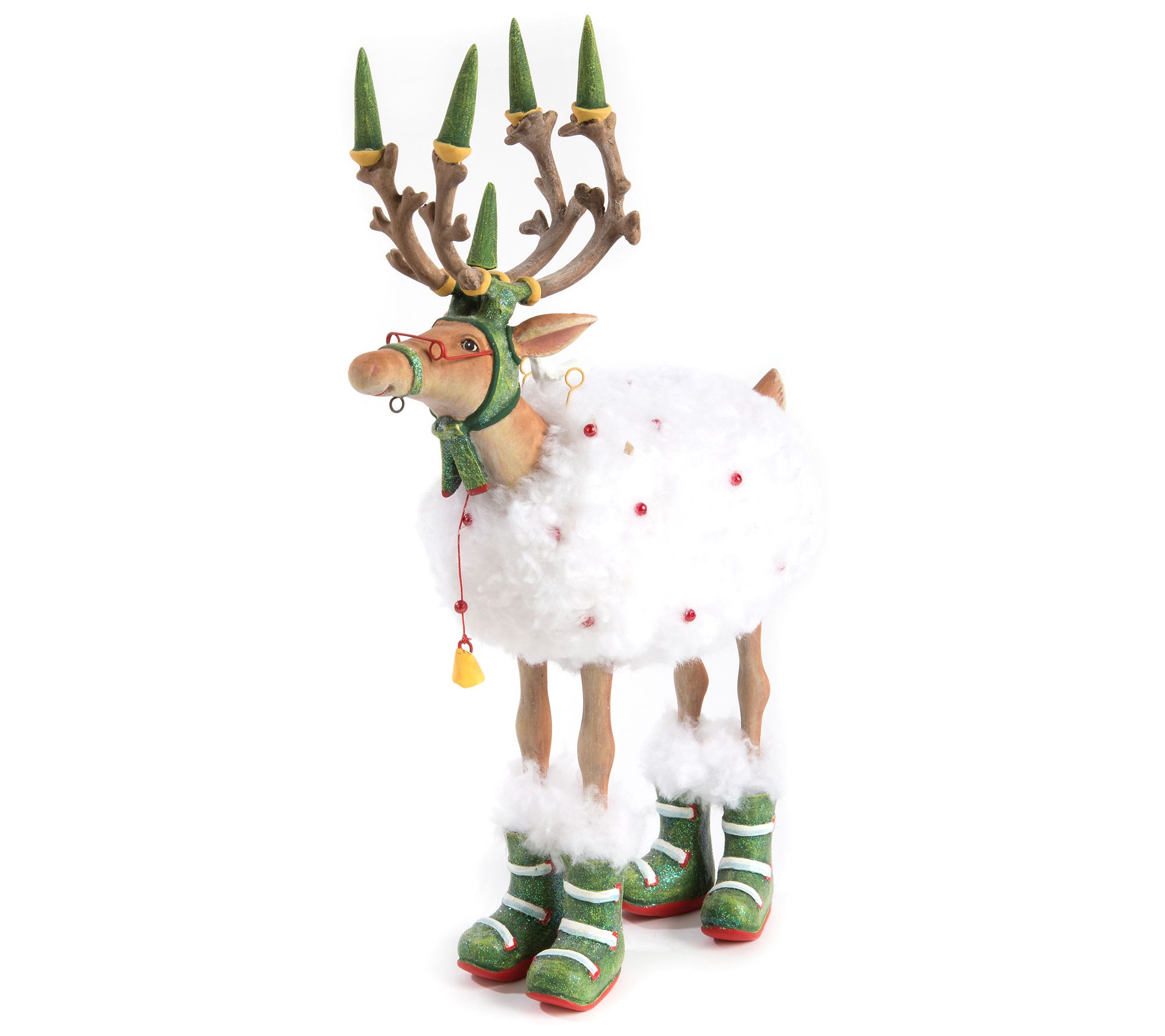 MacKenzie-Childs Dash Away Blitzen Reindeer Figure - QVC.com