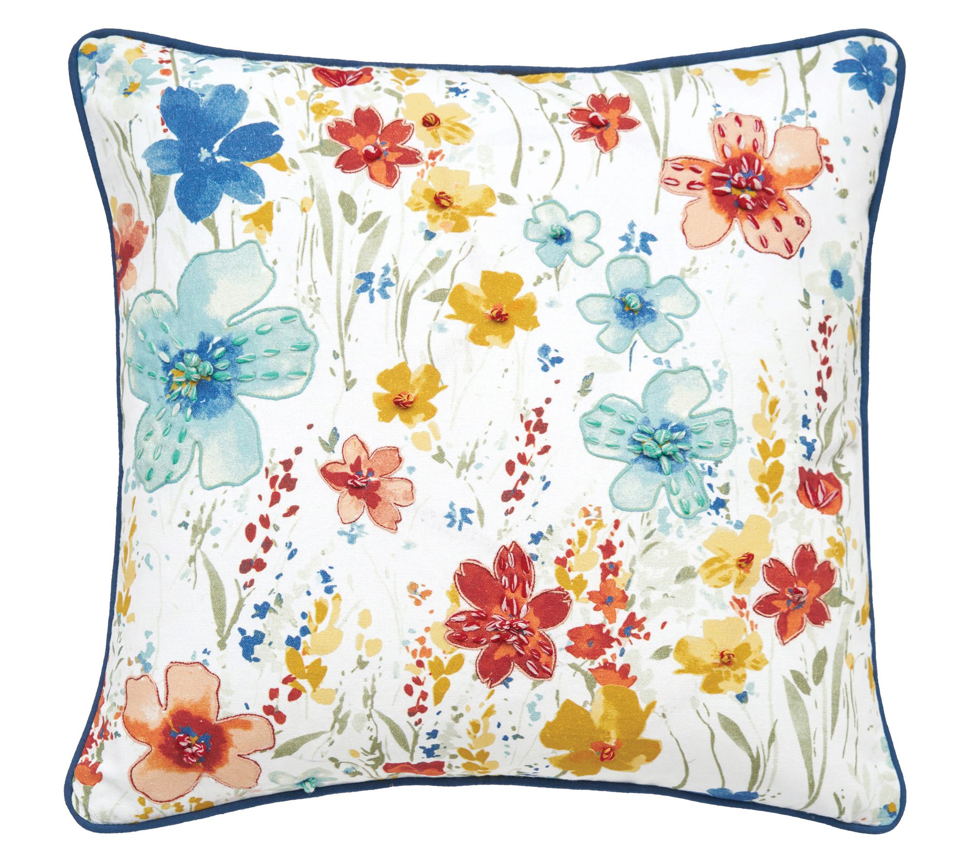 Sheila Floral Pillow by Valerie