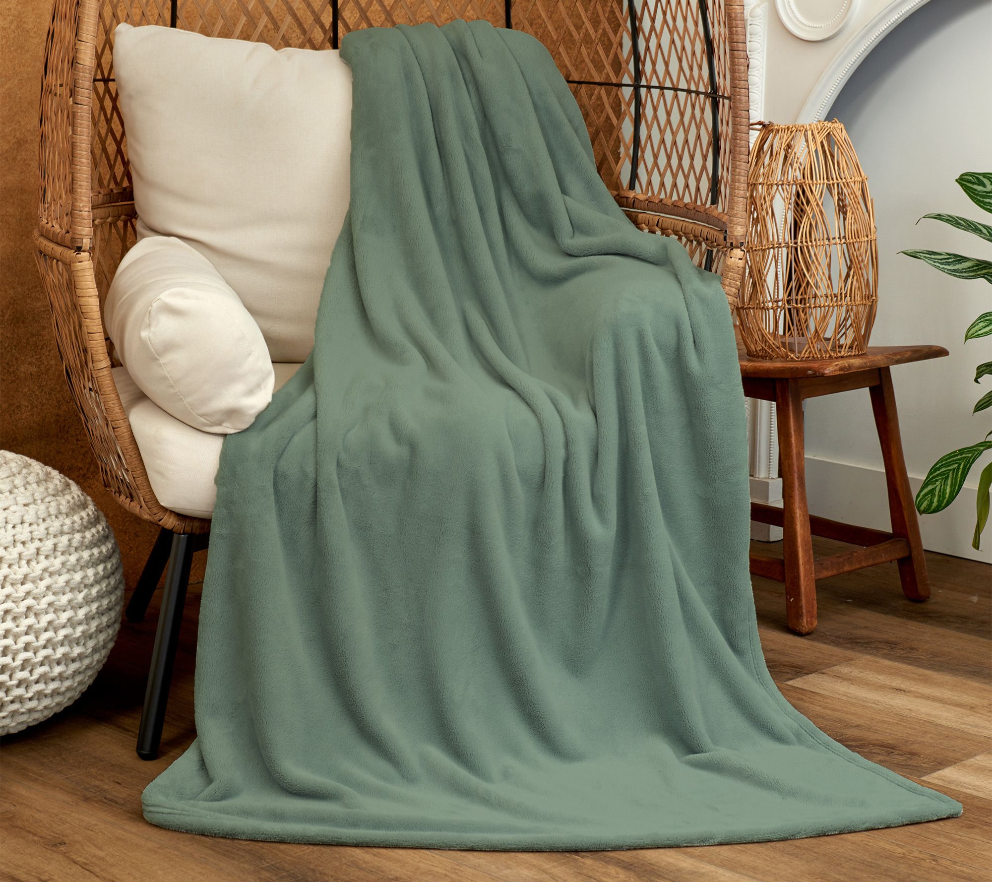 "As Is" Warmwell Heat Sustaining Plush 60x70 Throw