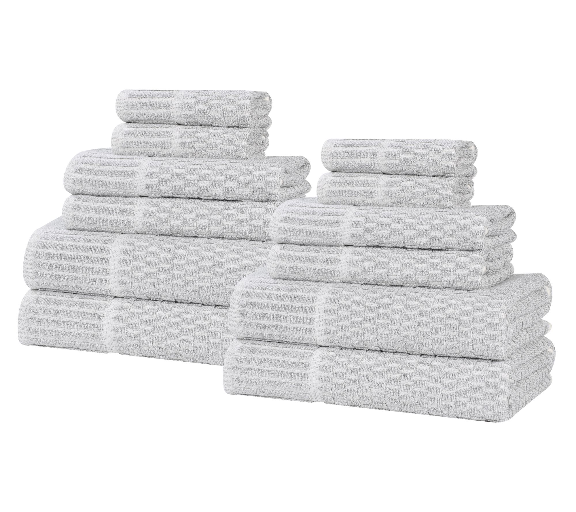Superior Juno Cotton Blend 12 Piece Towel Set