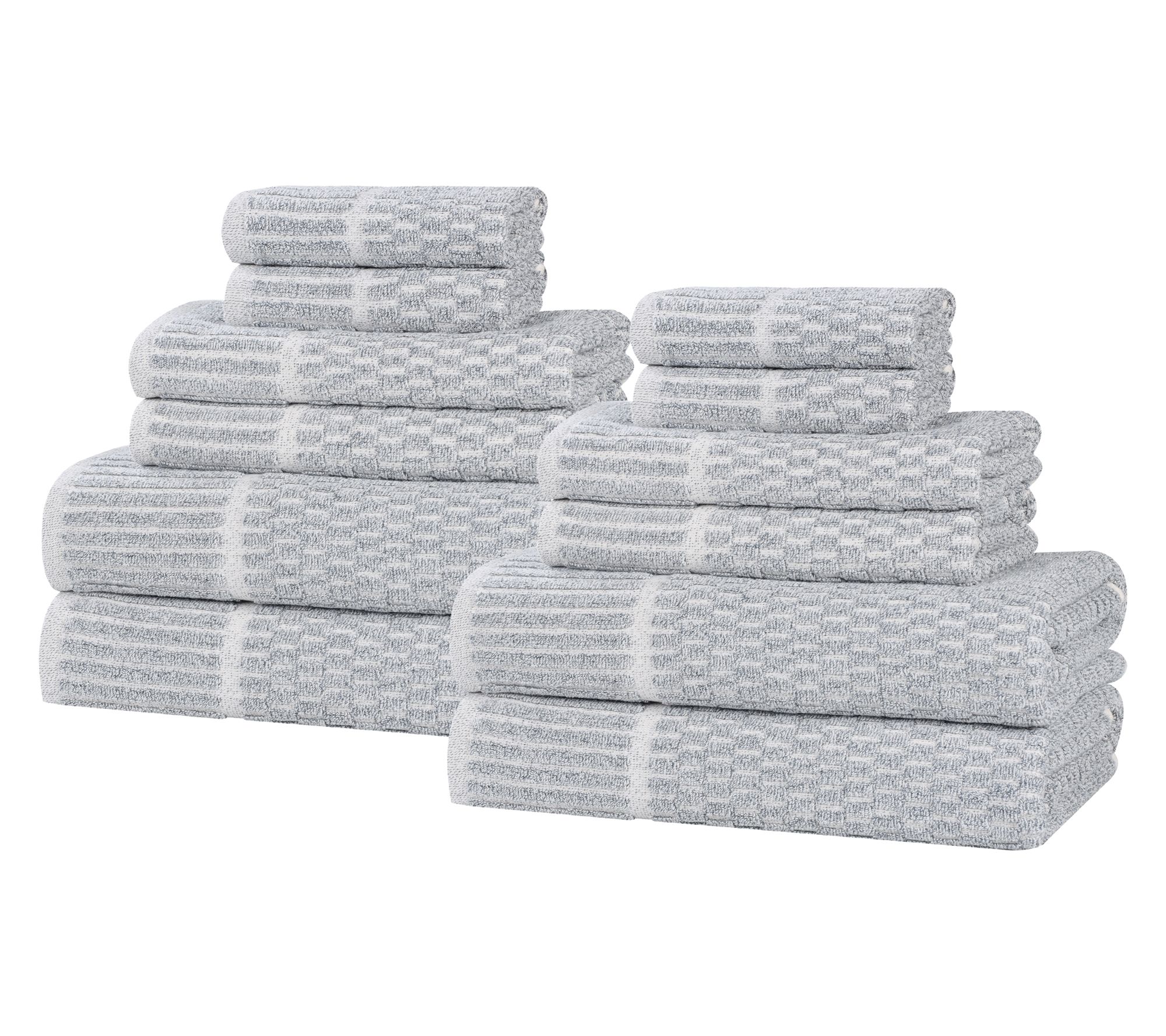 Superior Juno Cotton Blend 12 Piece Towel Set