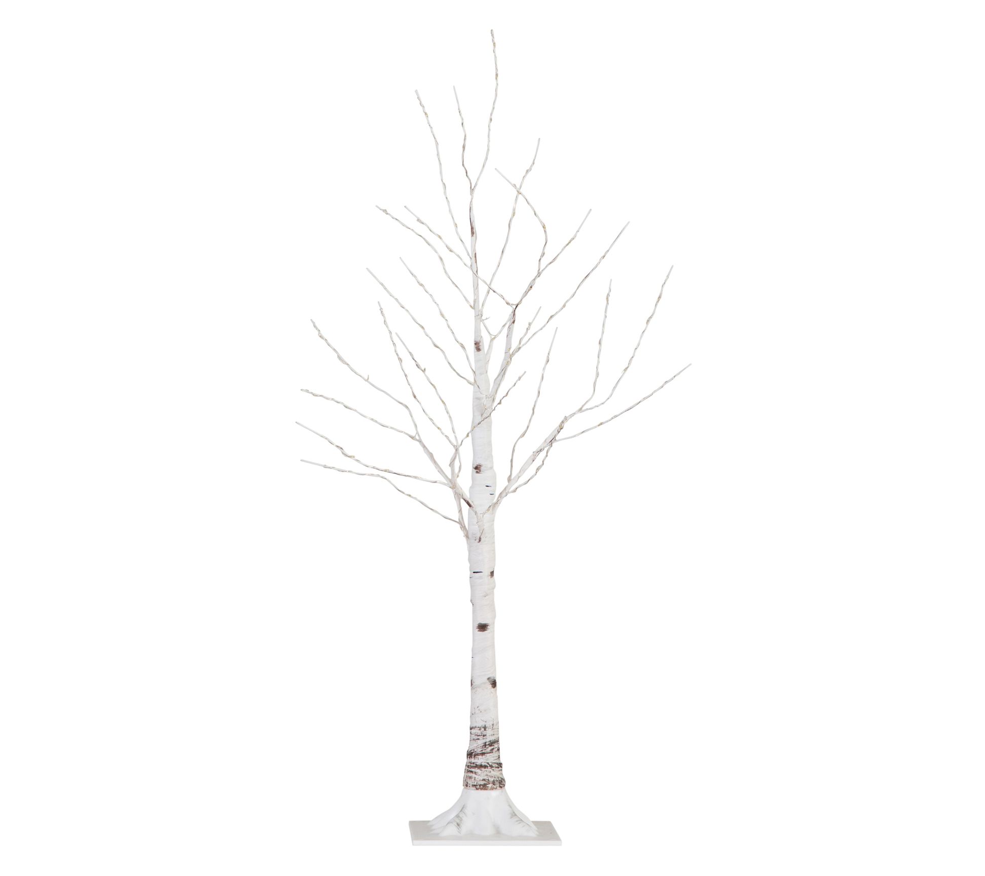 Nearly Natural 3' Pre-Lit White Birch Tree with120 LED Lights