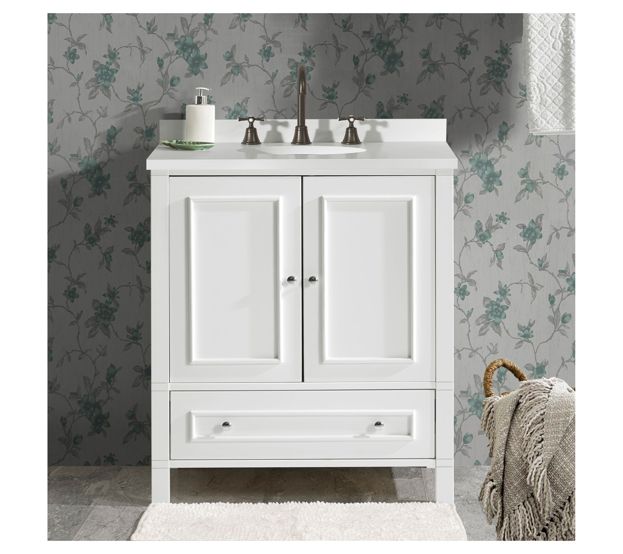 Alaterre Furniture Williamsburg 30" Vanity Cabinet