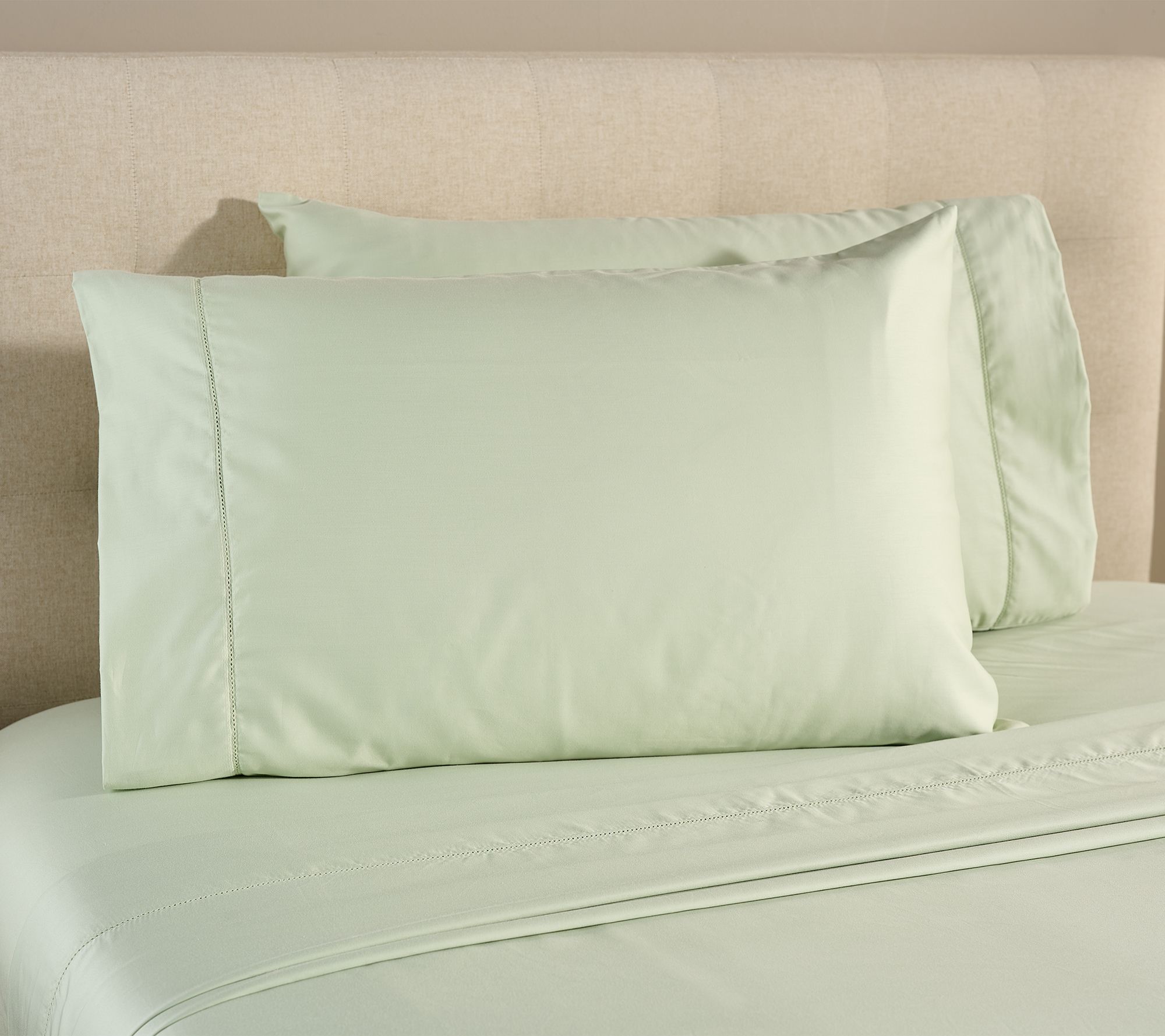 "As Is" Northern Nights Infinity Weave 700TC Cotton 2 Pillowcases