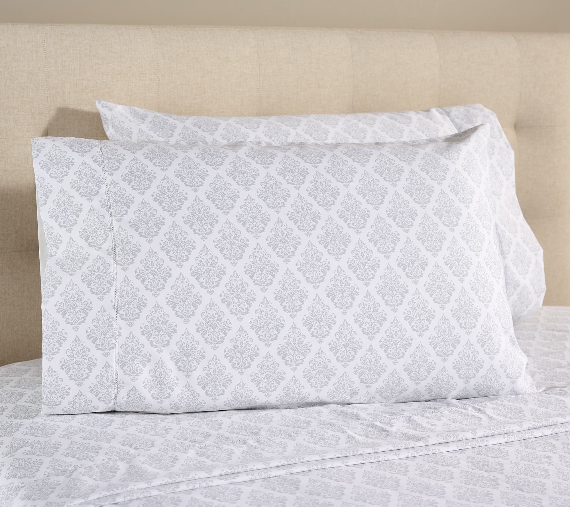 "As Is" Northern Nights Infinity Weave 700TC Cotton 2 Pillowcases