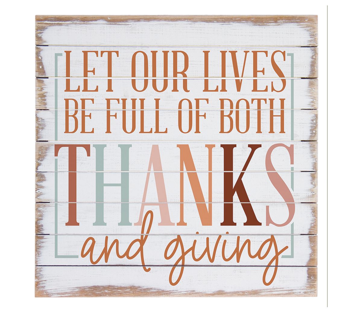 Sincere Surroundings 14" Thanks Giving ColorfulPerfect Pallet